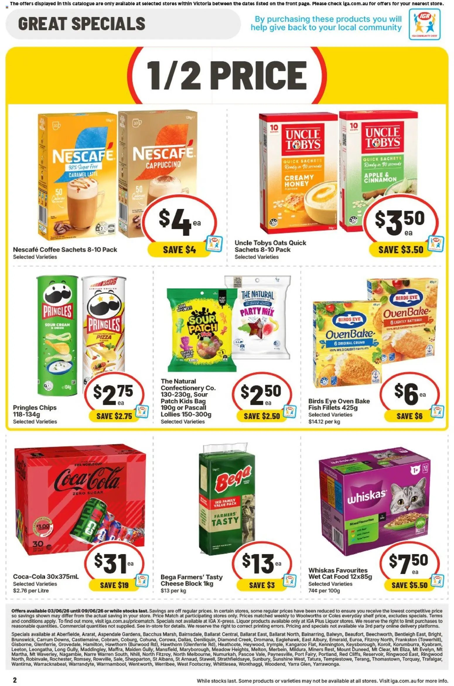 IGA catalogue VIC