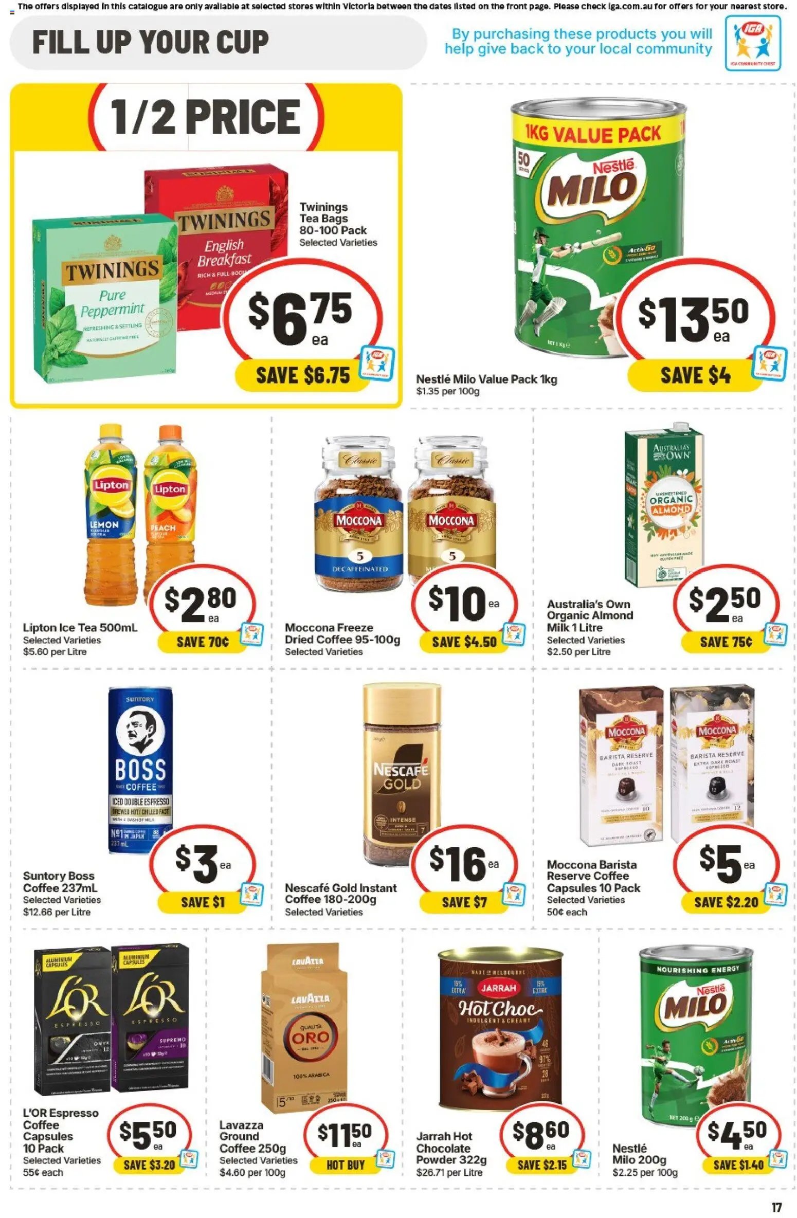 IGA catalogue VIC