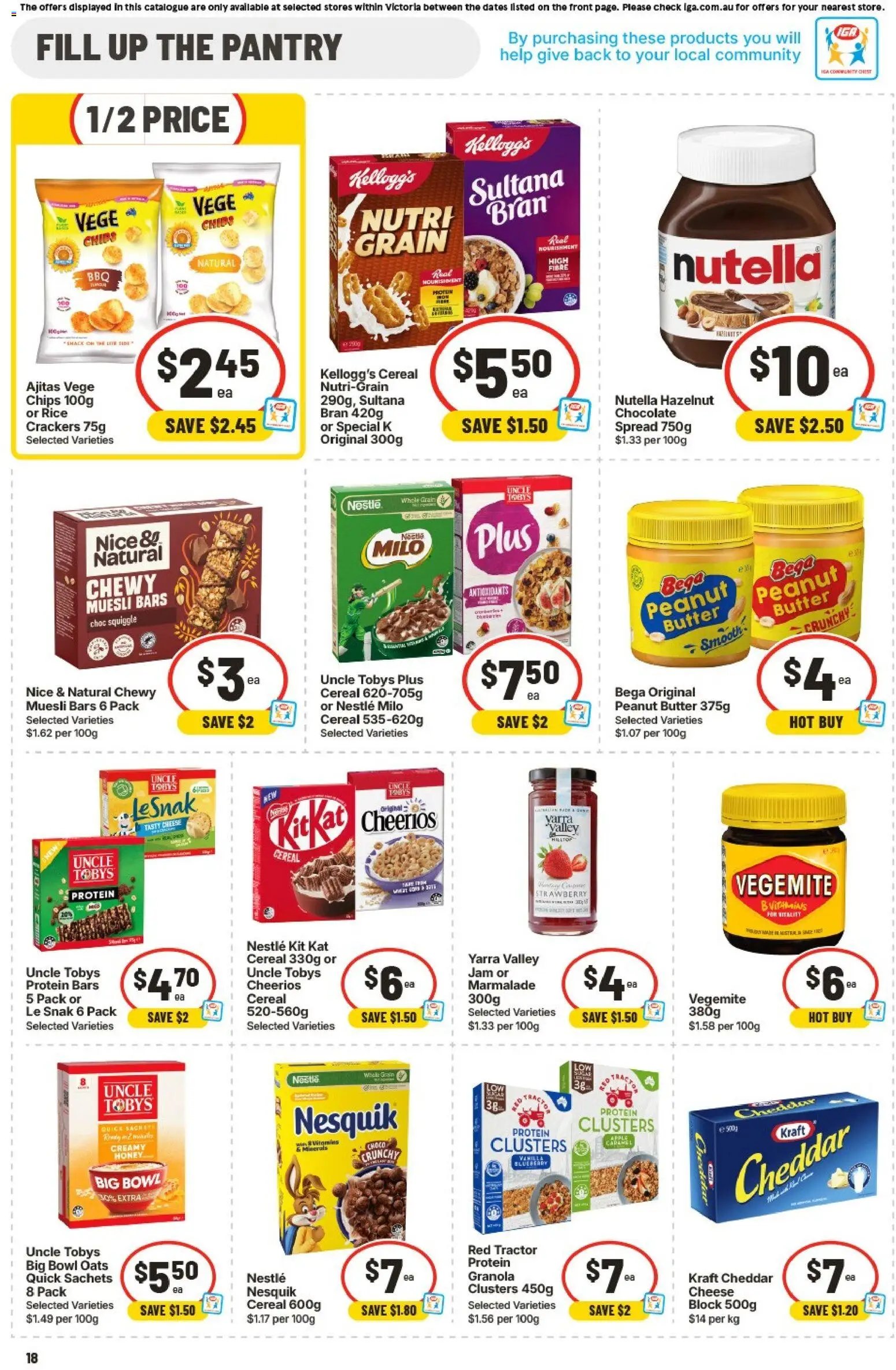 IGA catalogue VIC