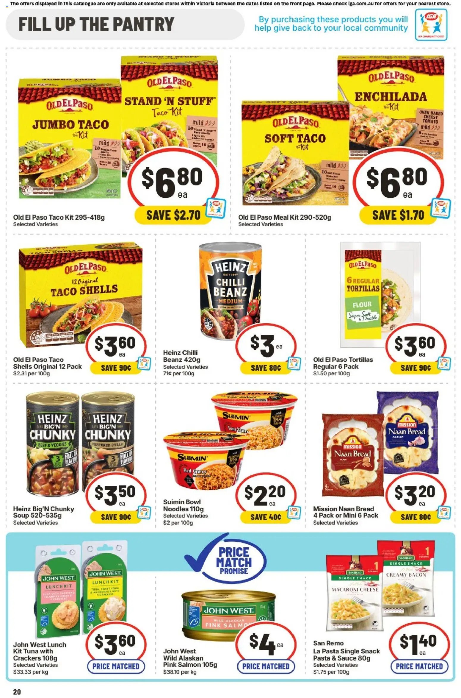 IGA catalogue VIC