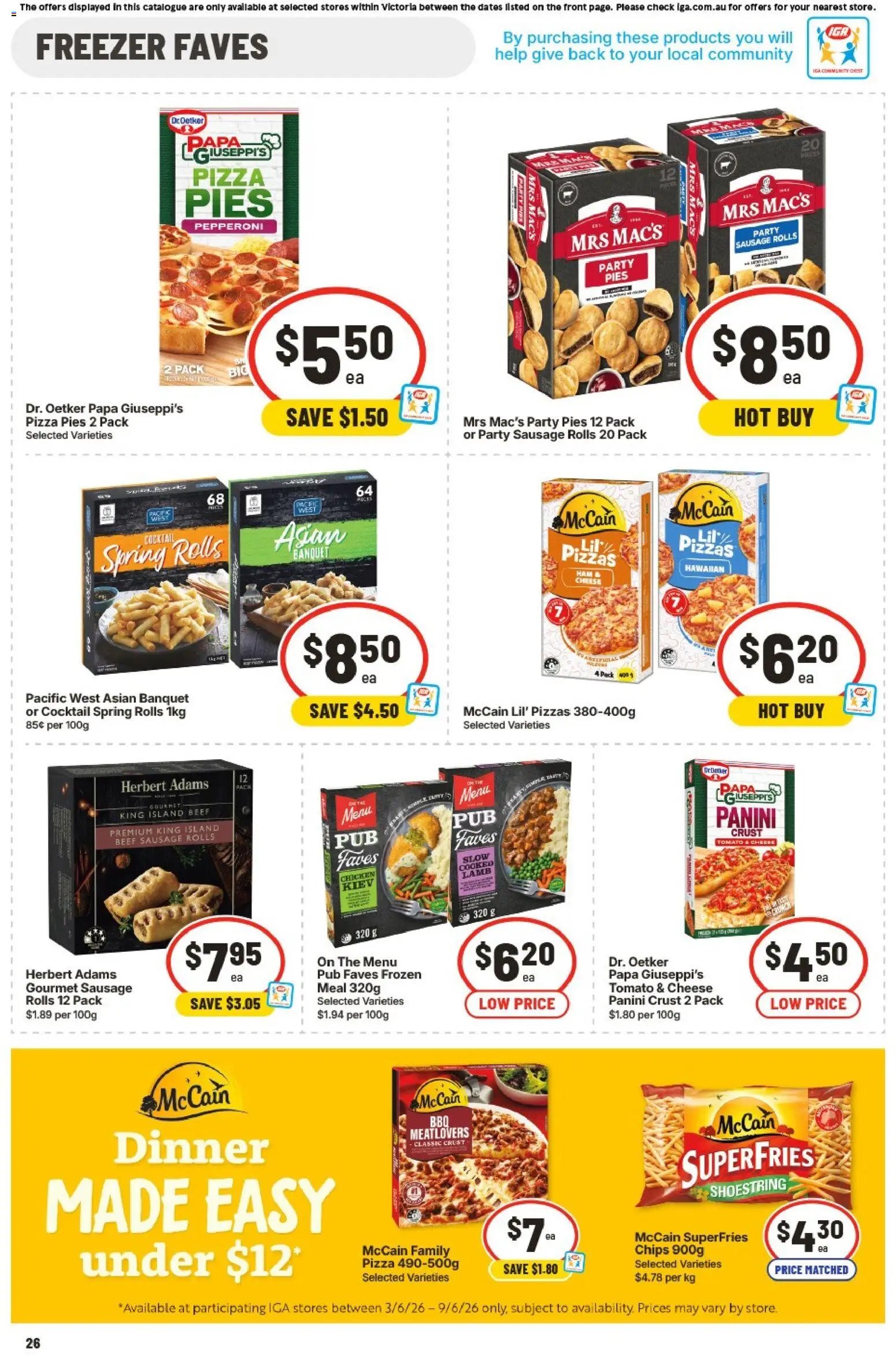 IGA catalogue VIC