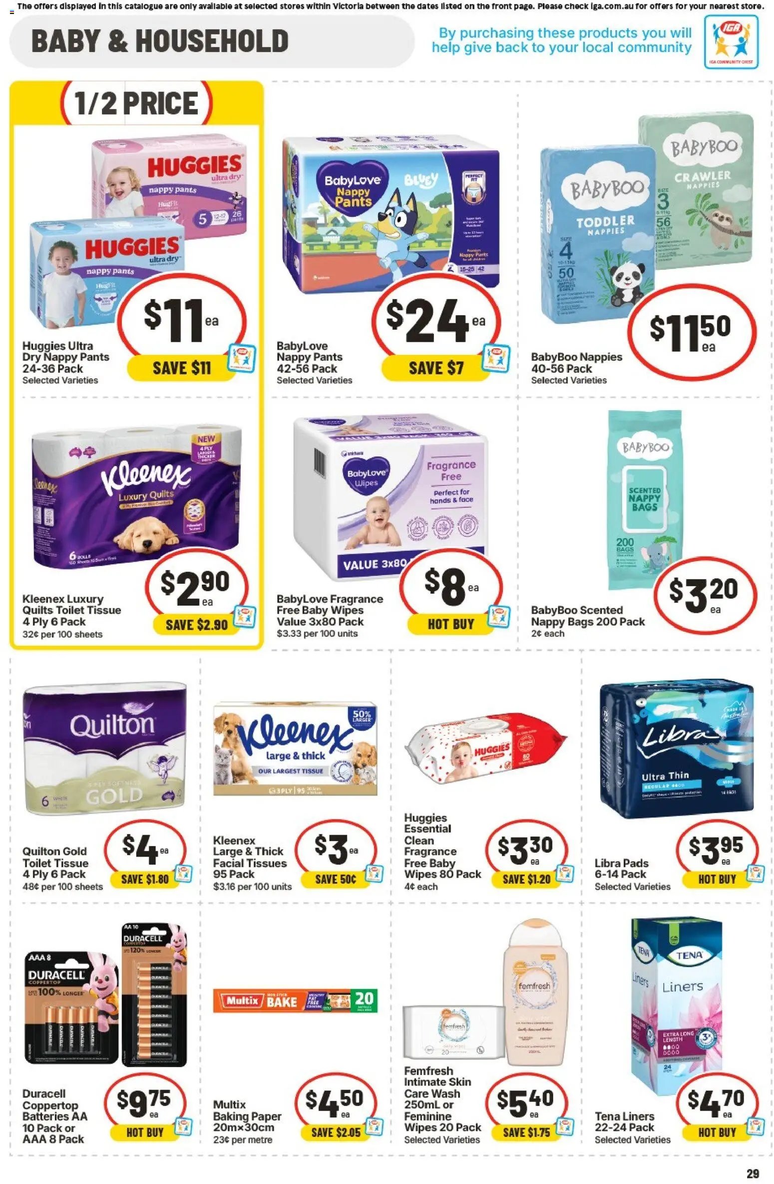 IGA catalogue VIC