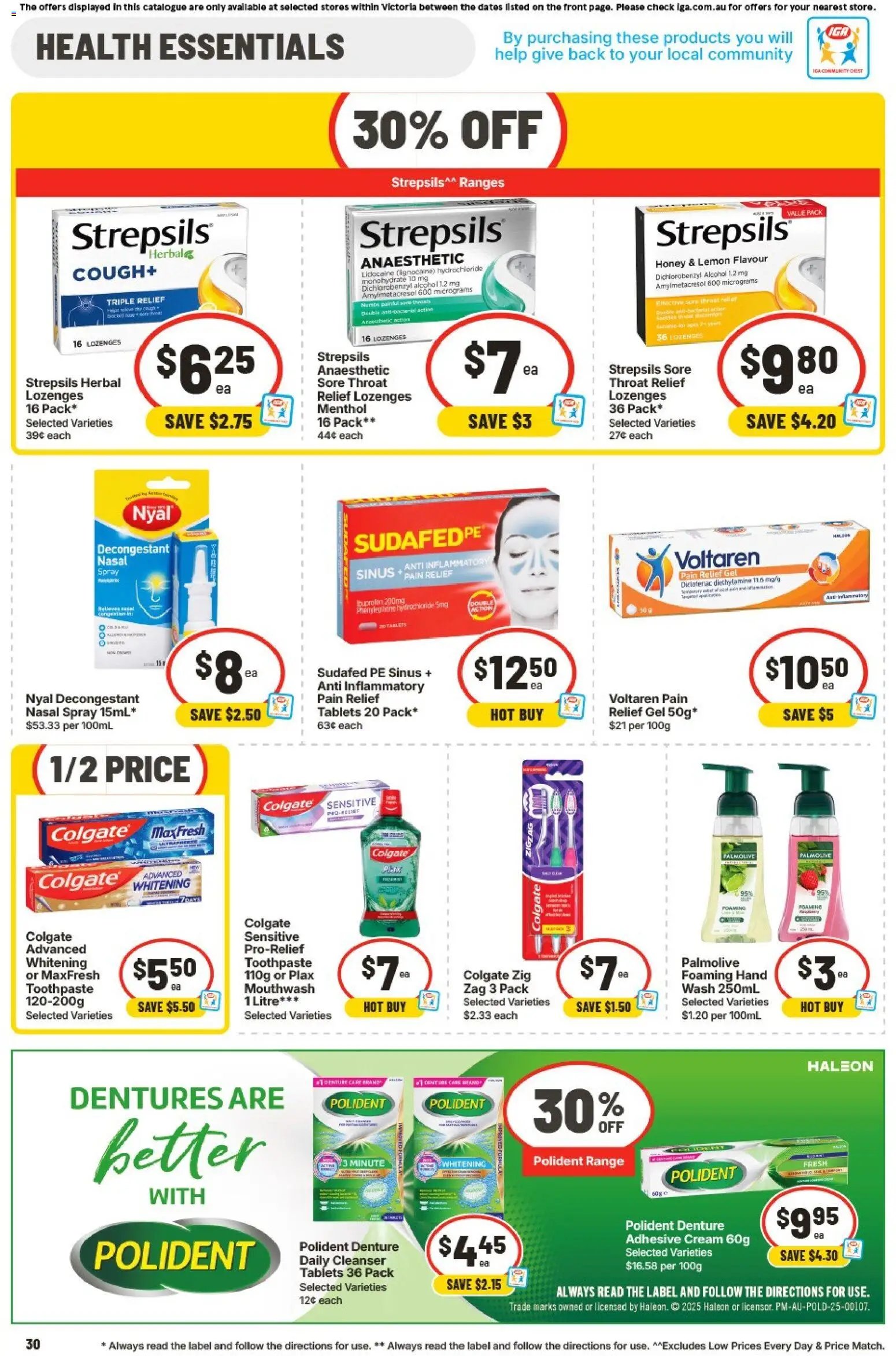 IGA catalogue VIC