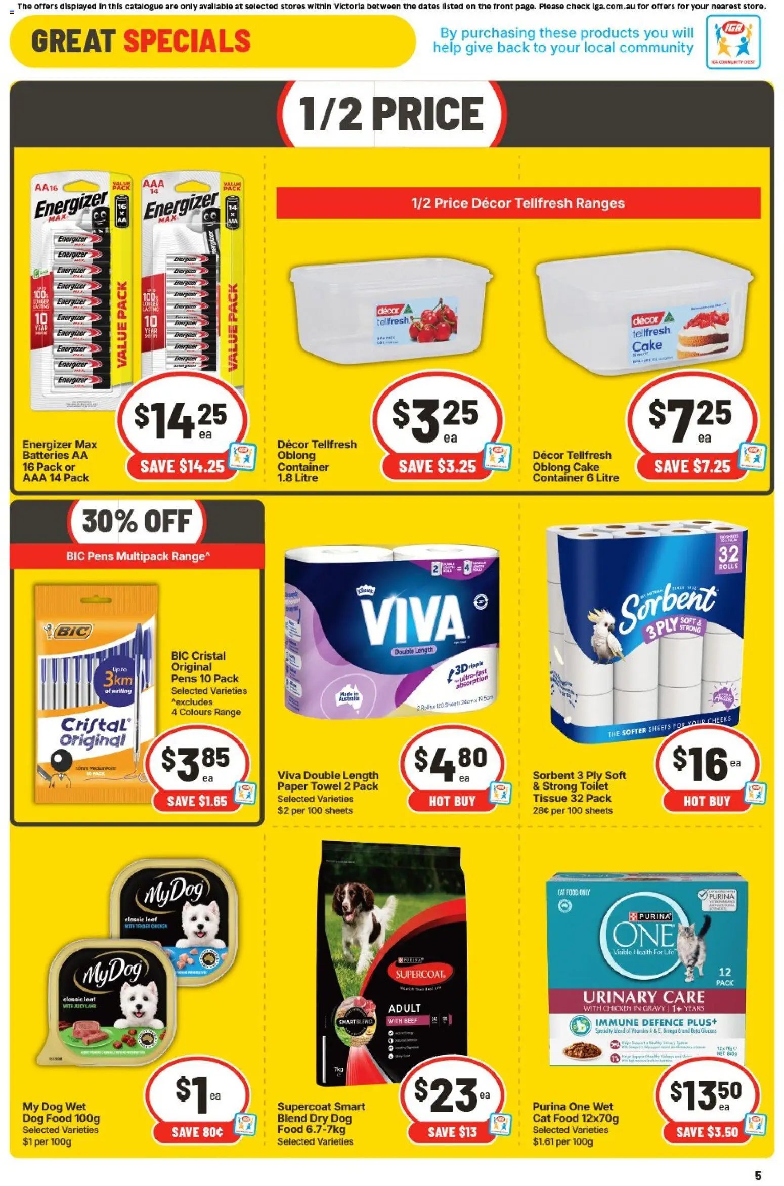 IGA catalogue VIC