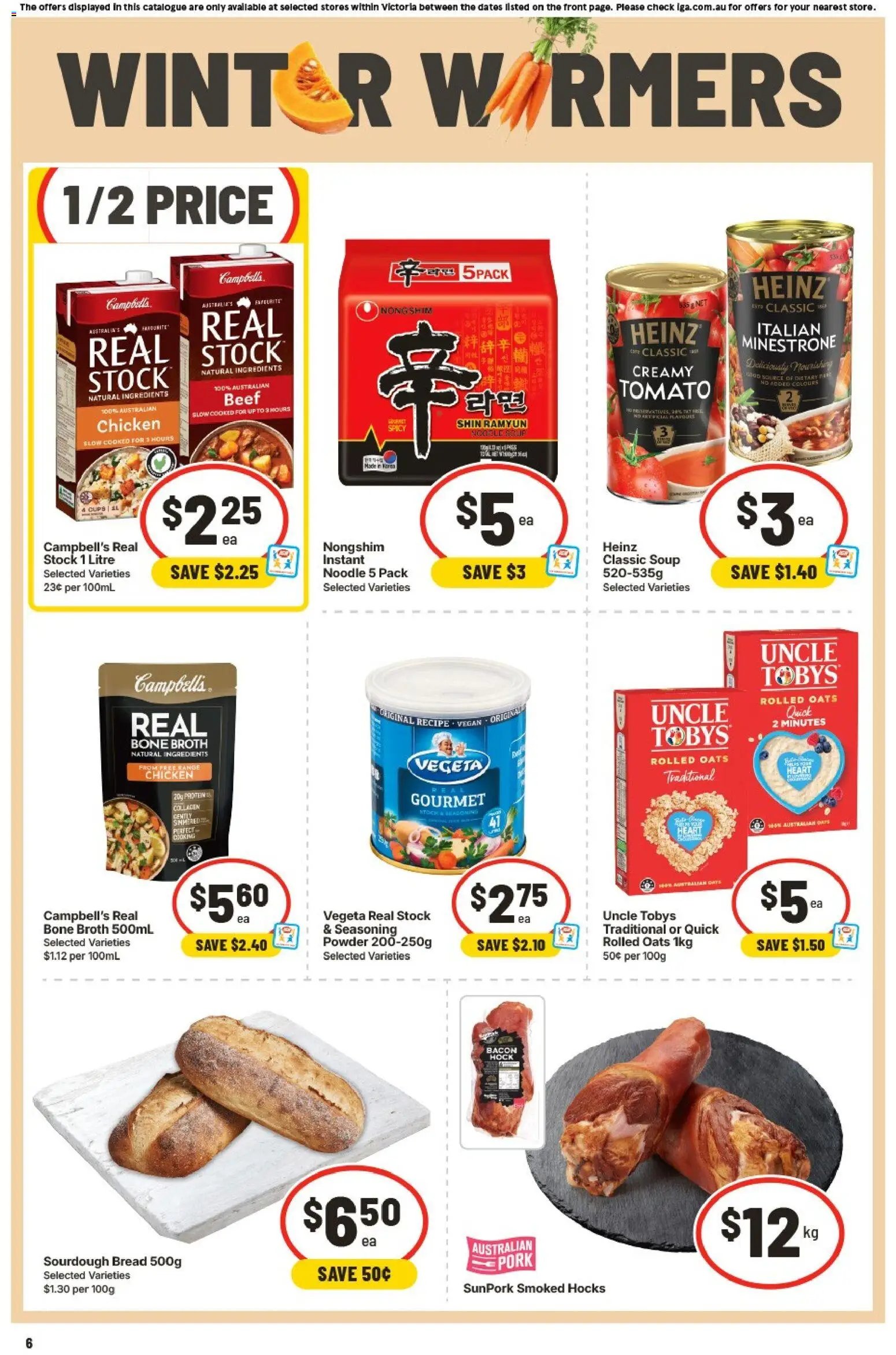 IGA catalogue VIC
