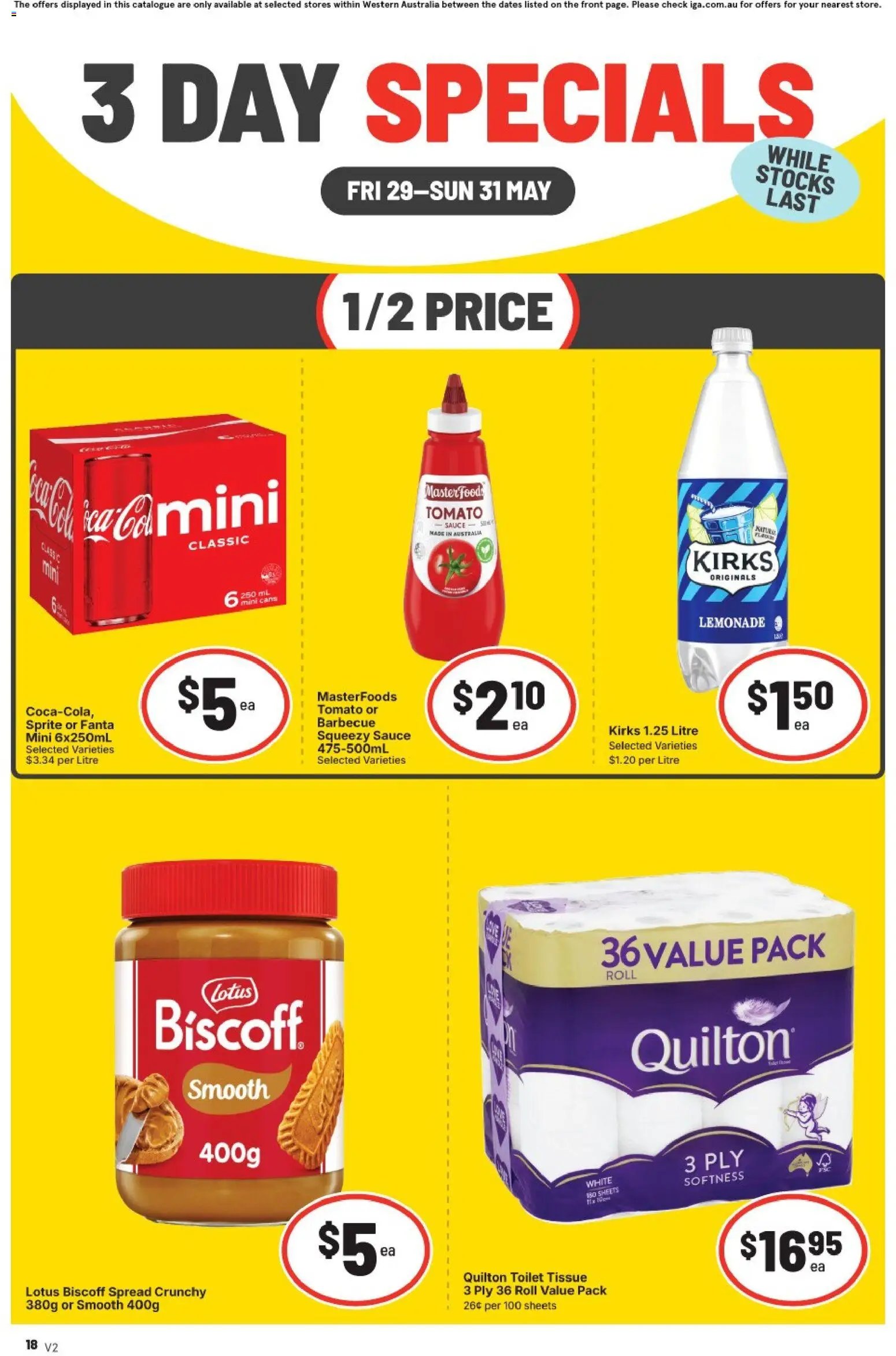 IGA catalogue 3 day special NT/WA (2026-05-29 - 2026-05-31) | 2