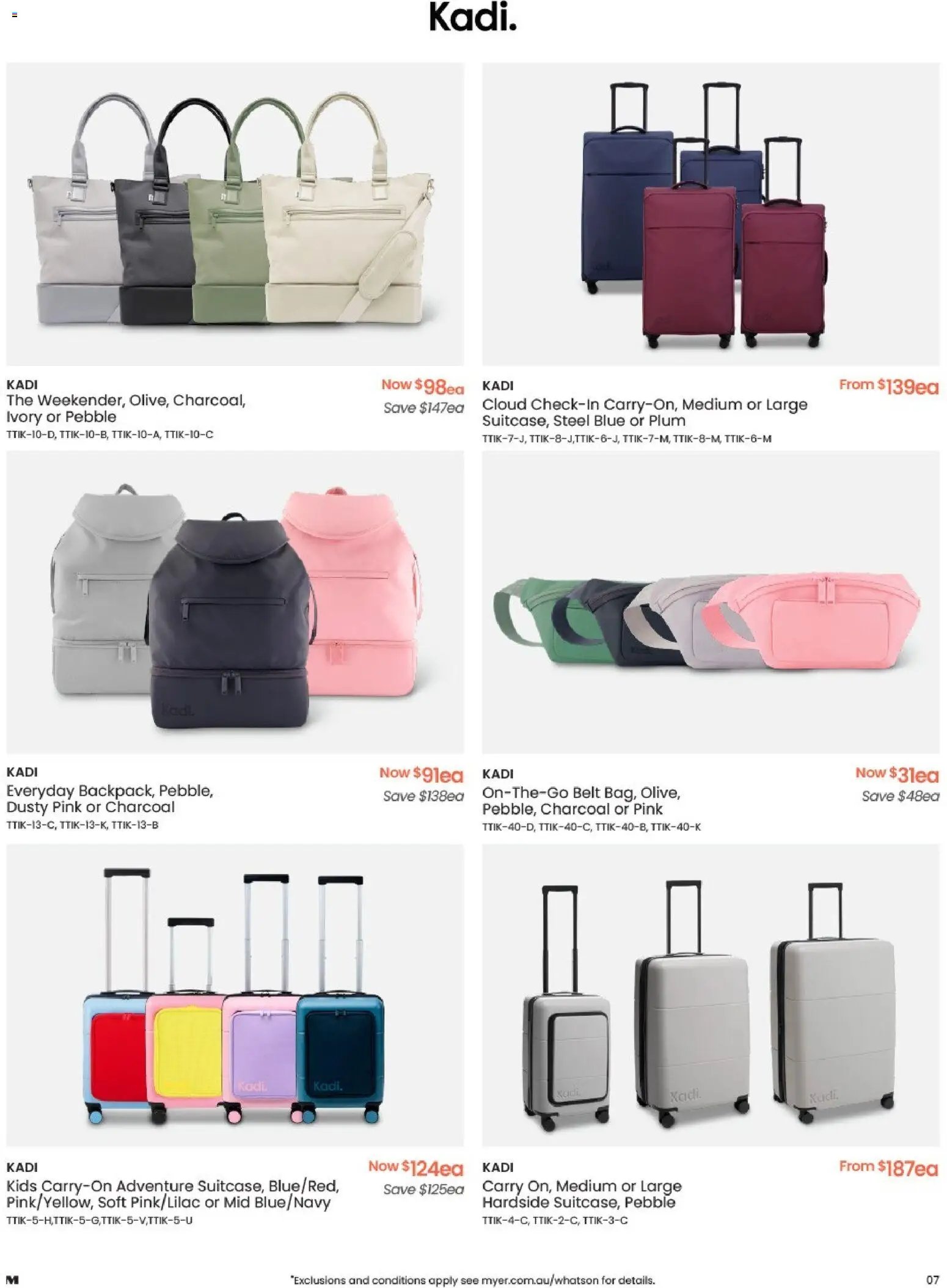 Myer End of financial year sale