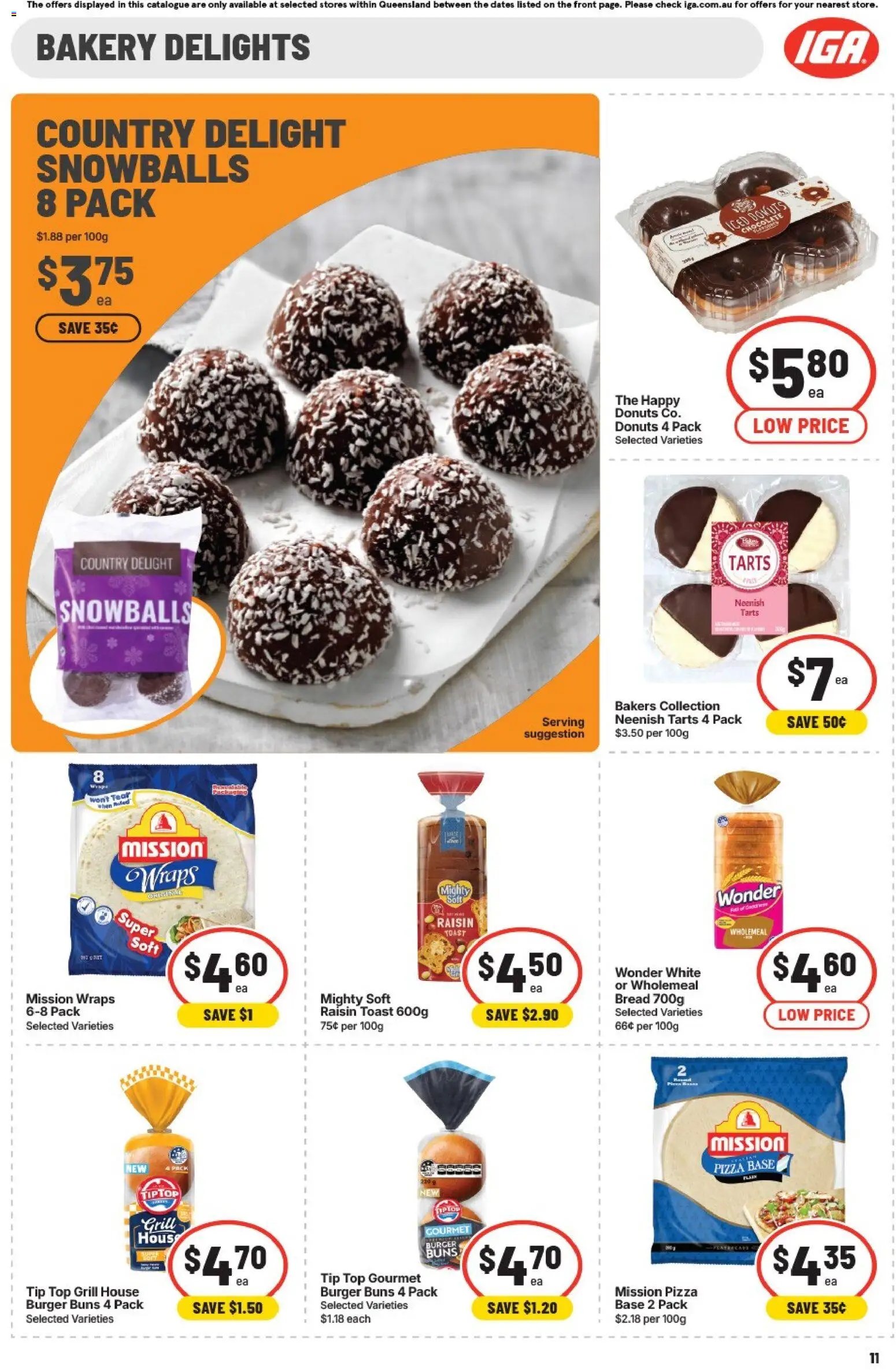 IGA Extra Specials  QLD