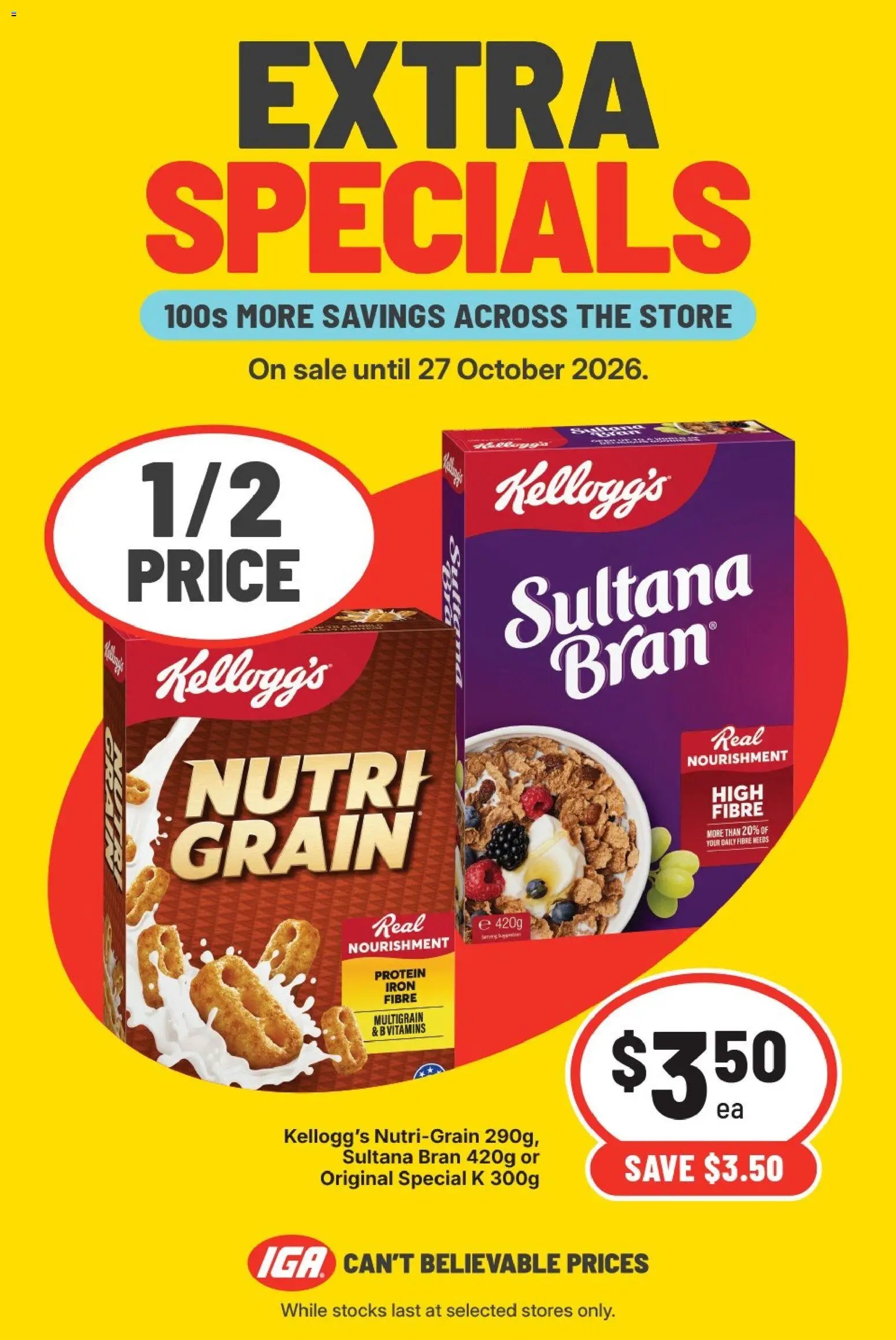 IGA Extra Specials  QLD