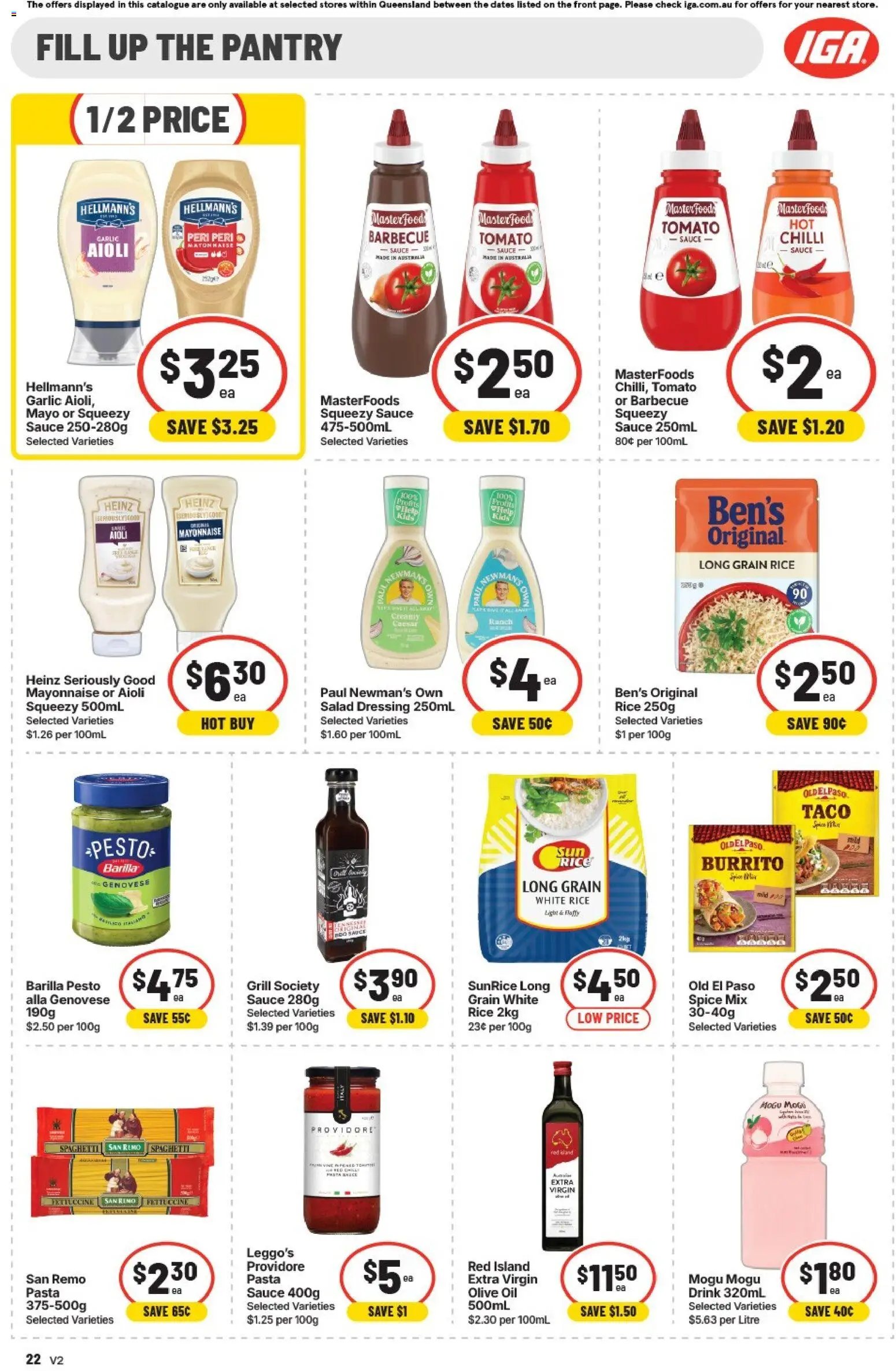 IGA Extra Specials  QLD
