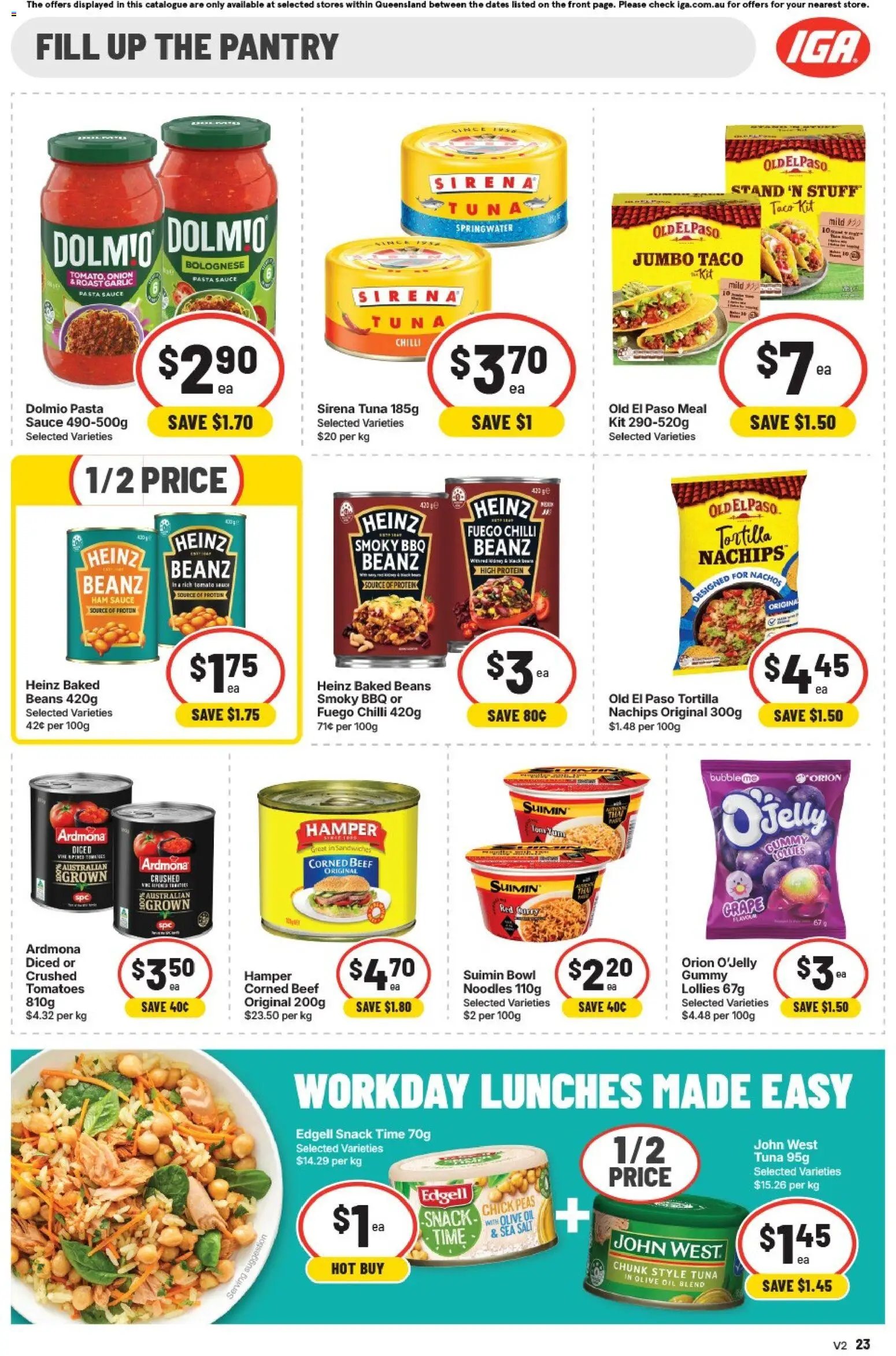 IGA Extra Specials  QLD