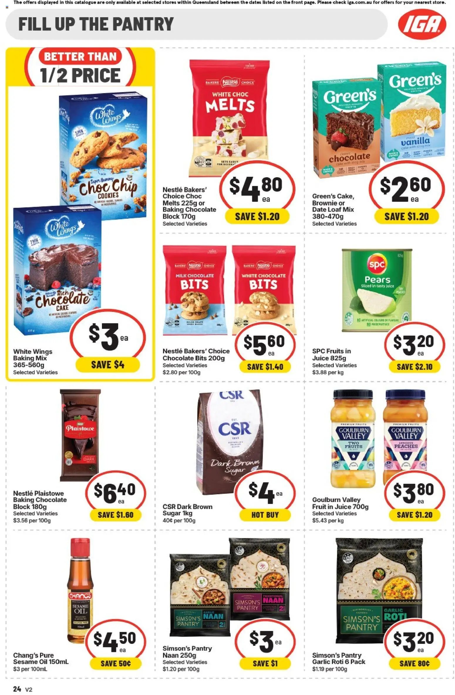 IGA Extra Specials  QLD