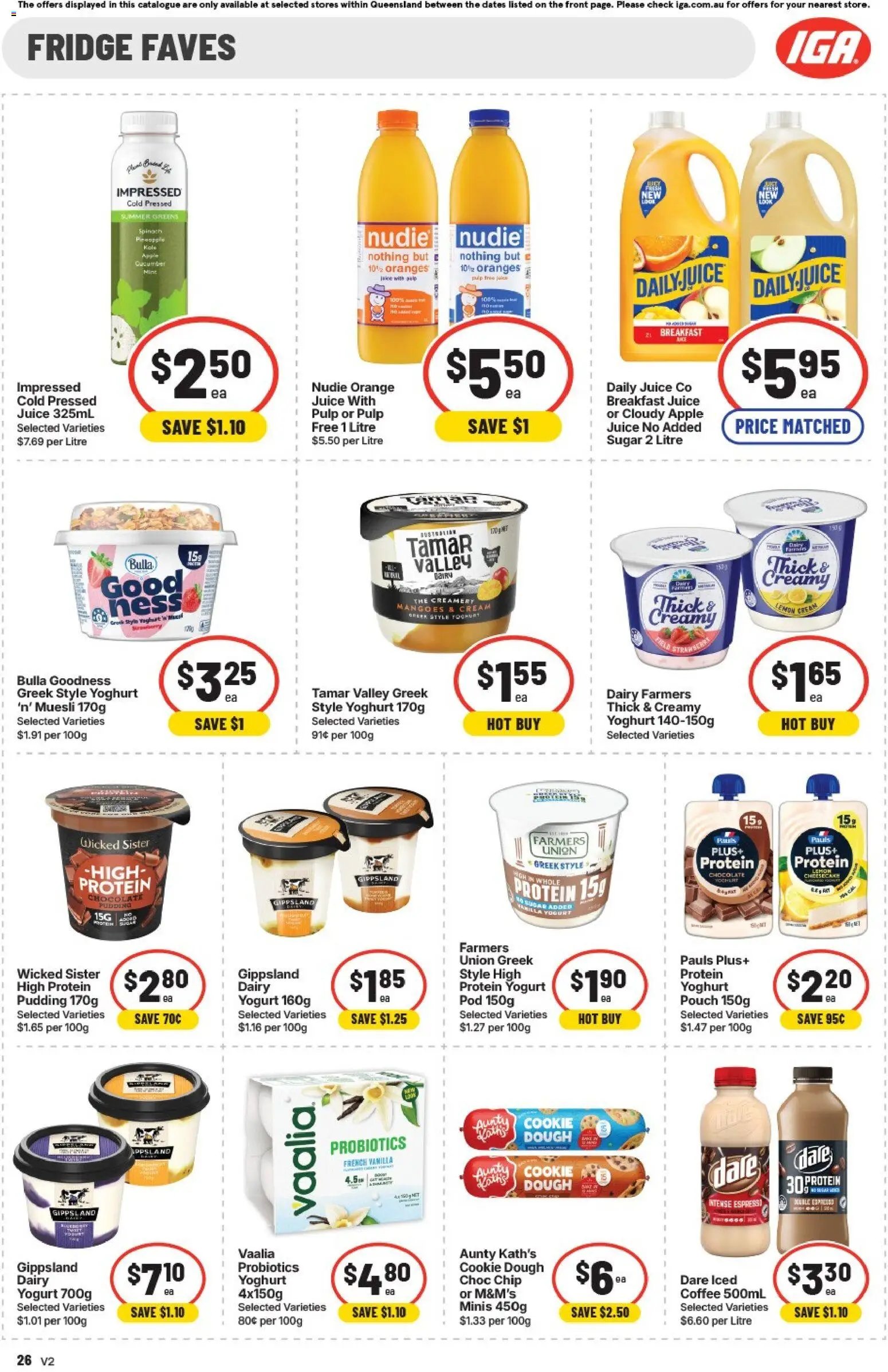 IGA Extra Specials  QLD