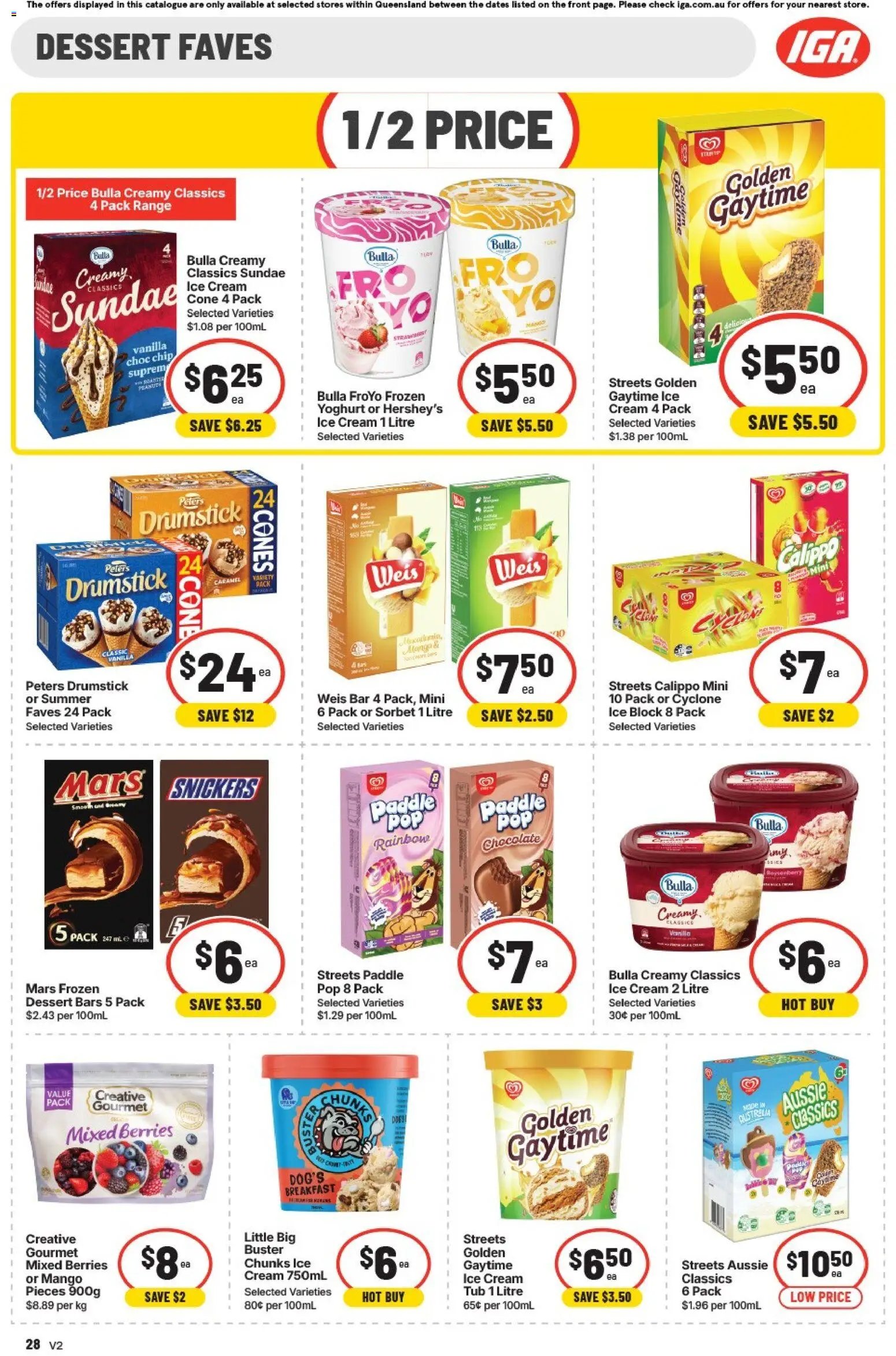 IGA Extra Specials  QLD