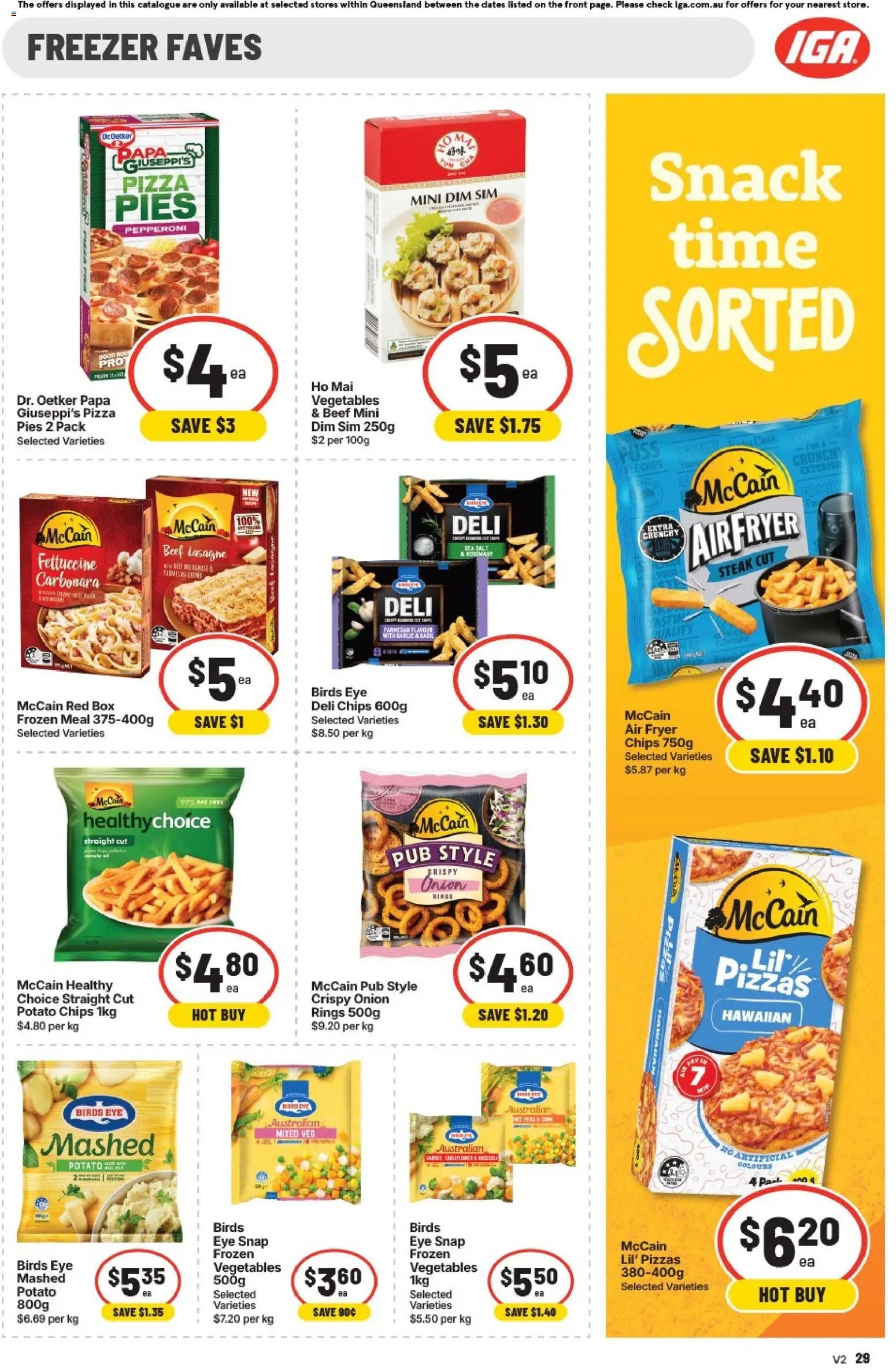 IGA Extra Specials  QLD