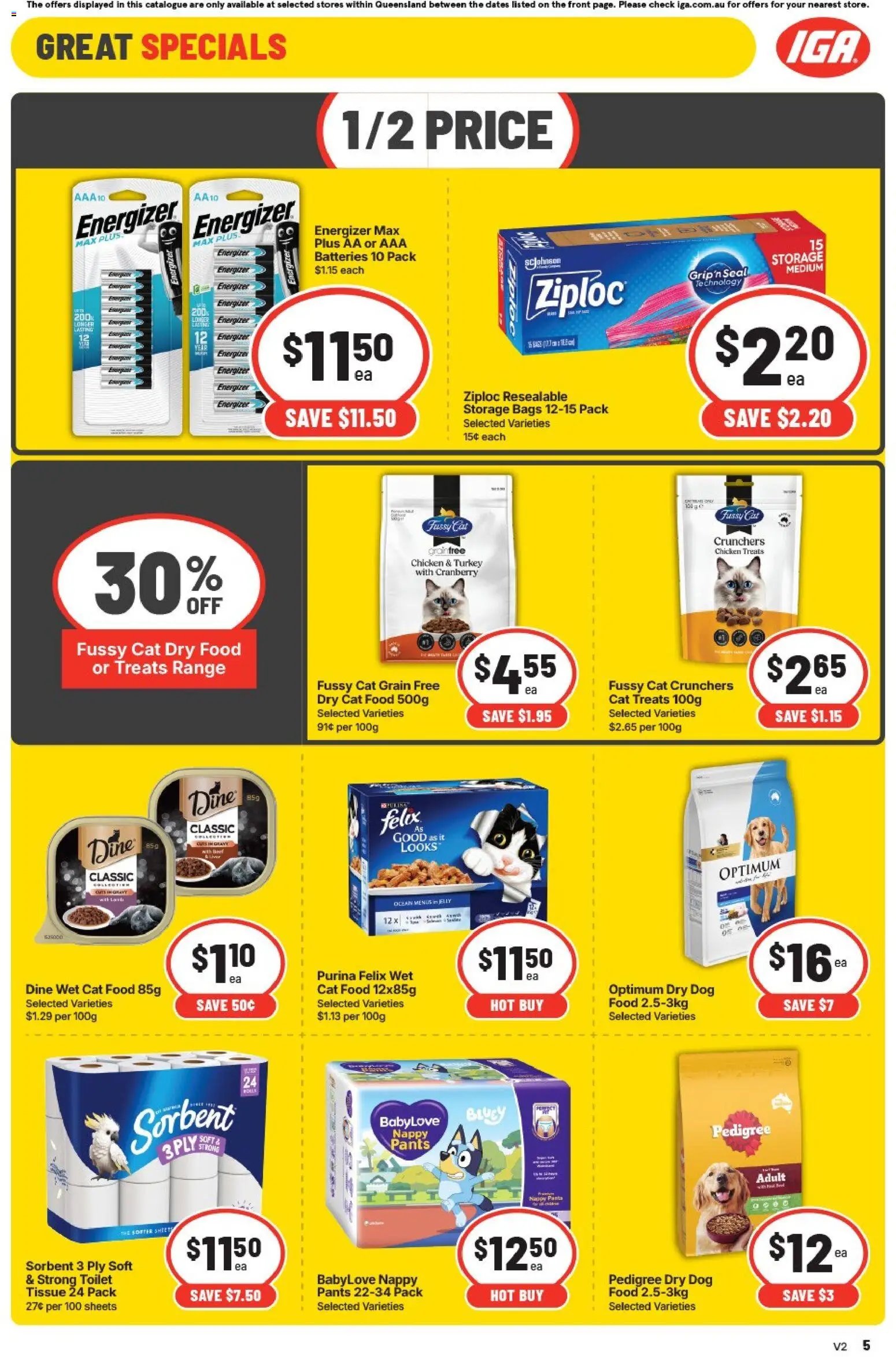 IGA Extra Specials  QLD