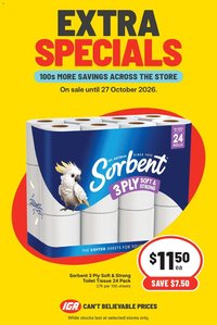 IGA Extra Specials  QLD