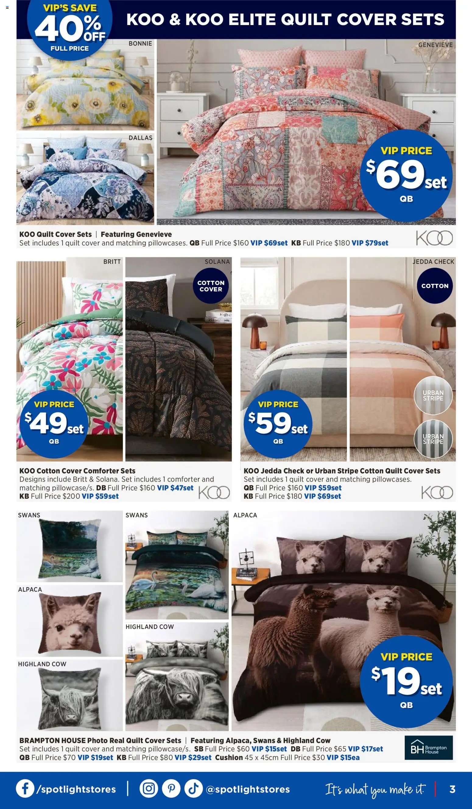 Spotlight catalogue