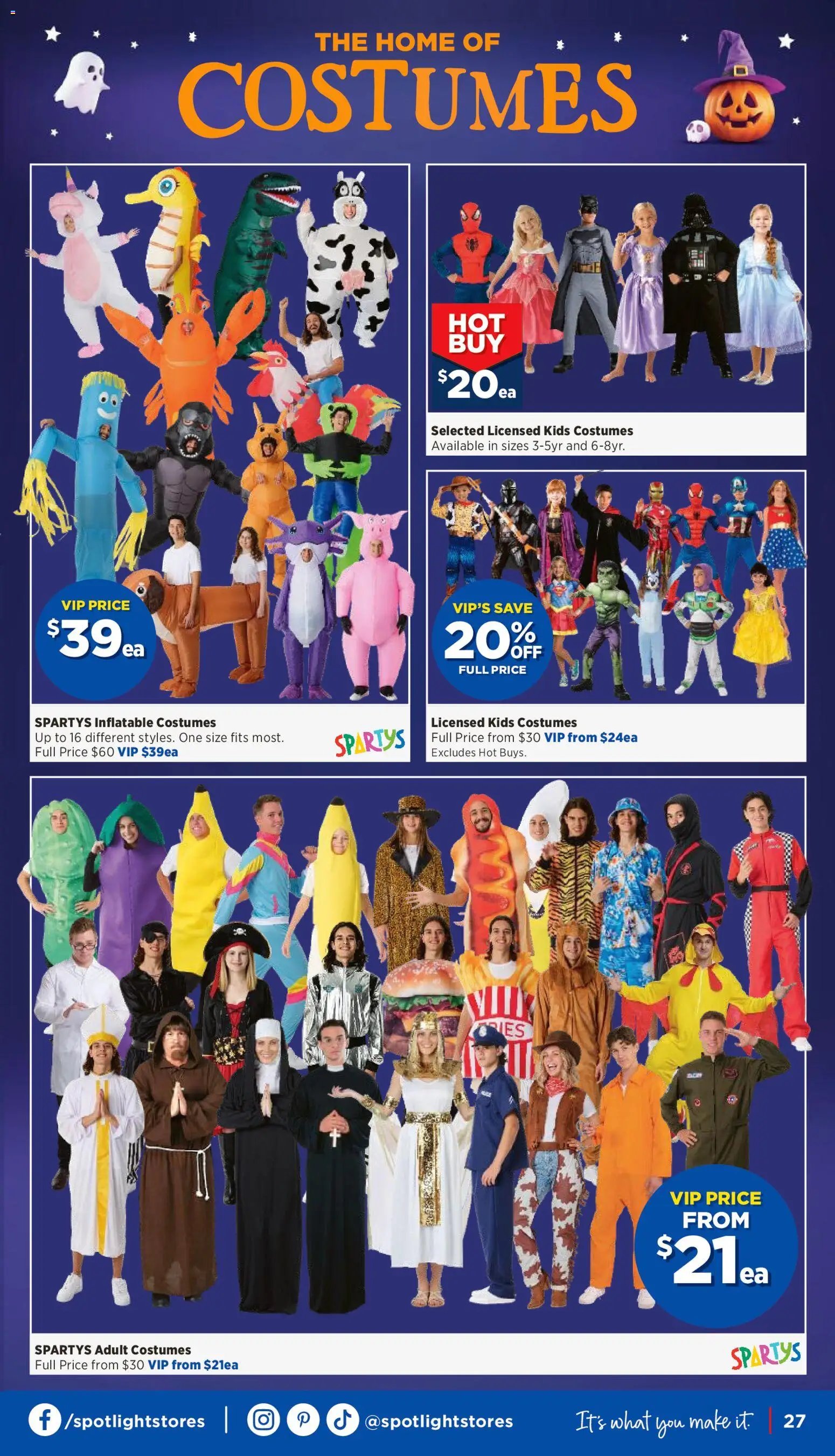 Spotlight catalogue