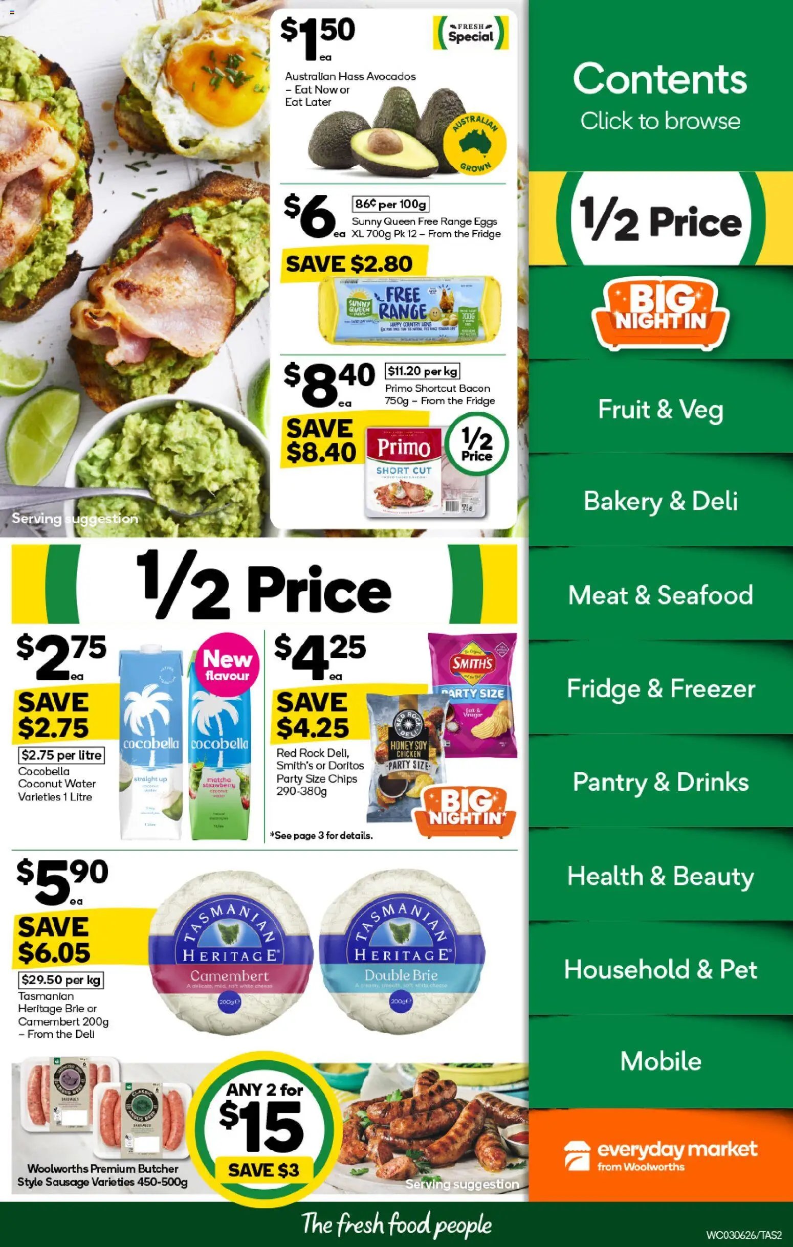 Woolworths catalogue TAS
