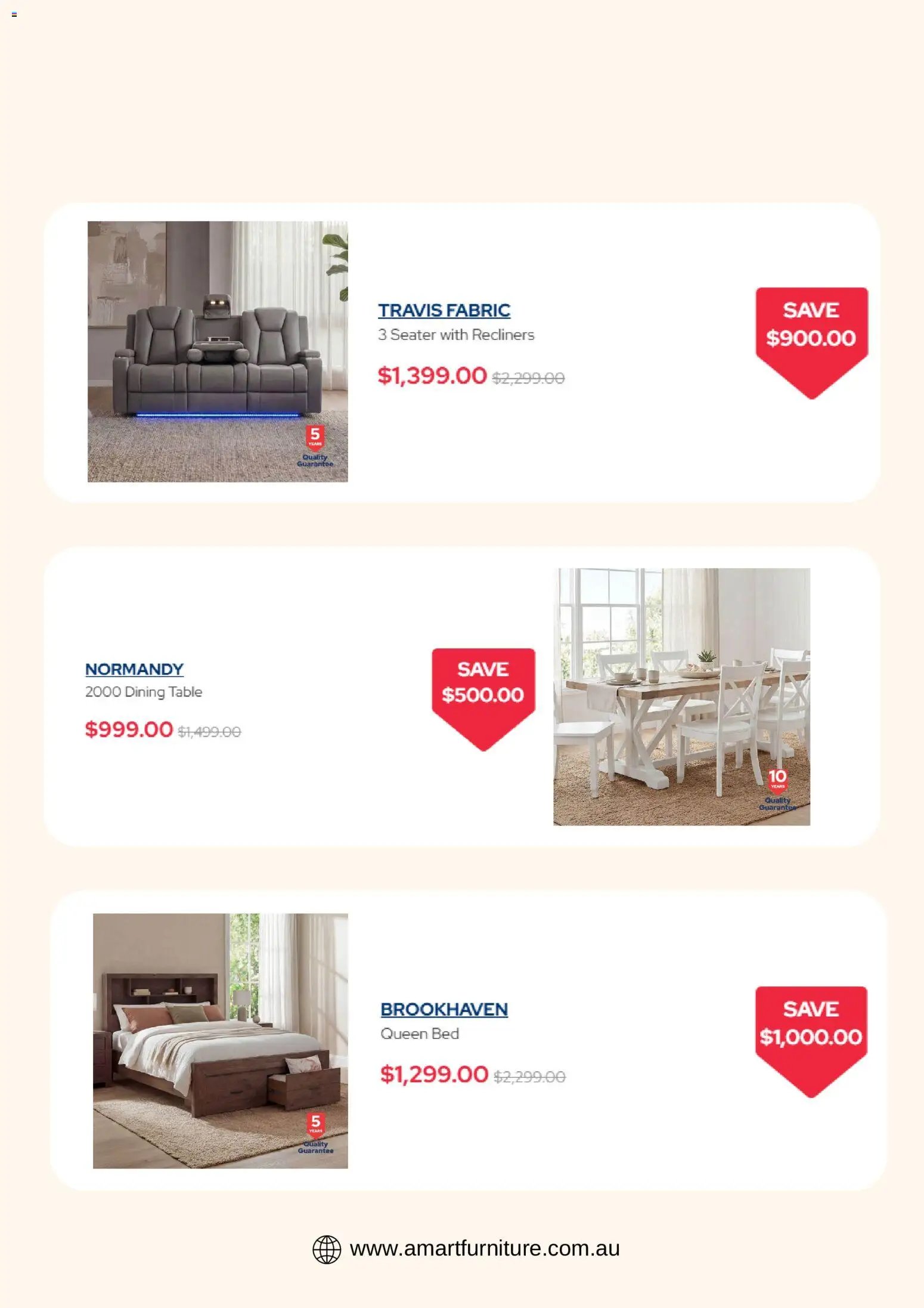 Amart Furniture catalogue