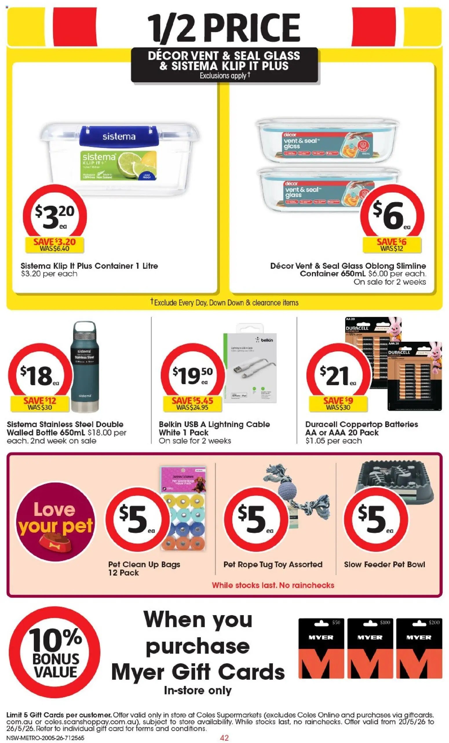 Coles catalogue  (2026-05-19 - 2026-05-26) | 42