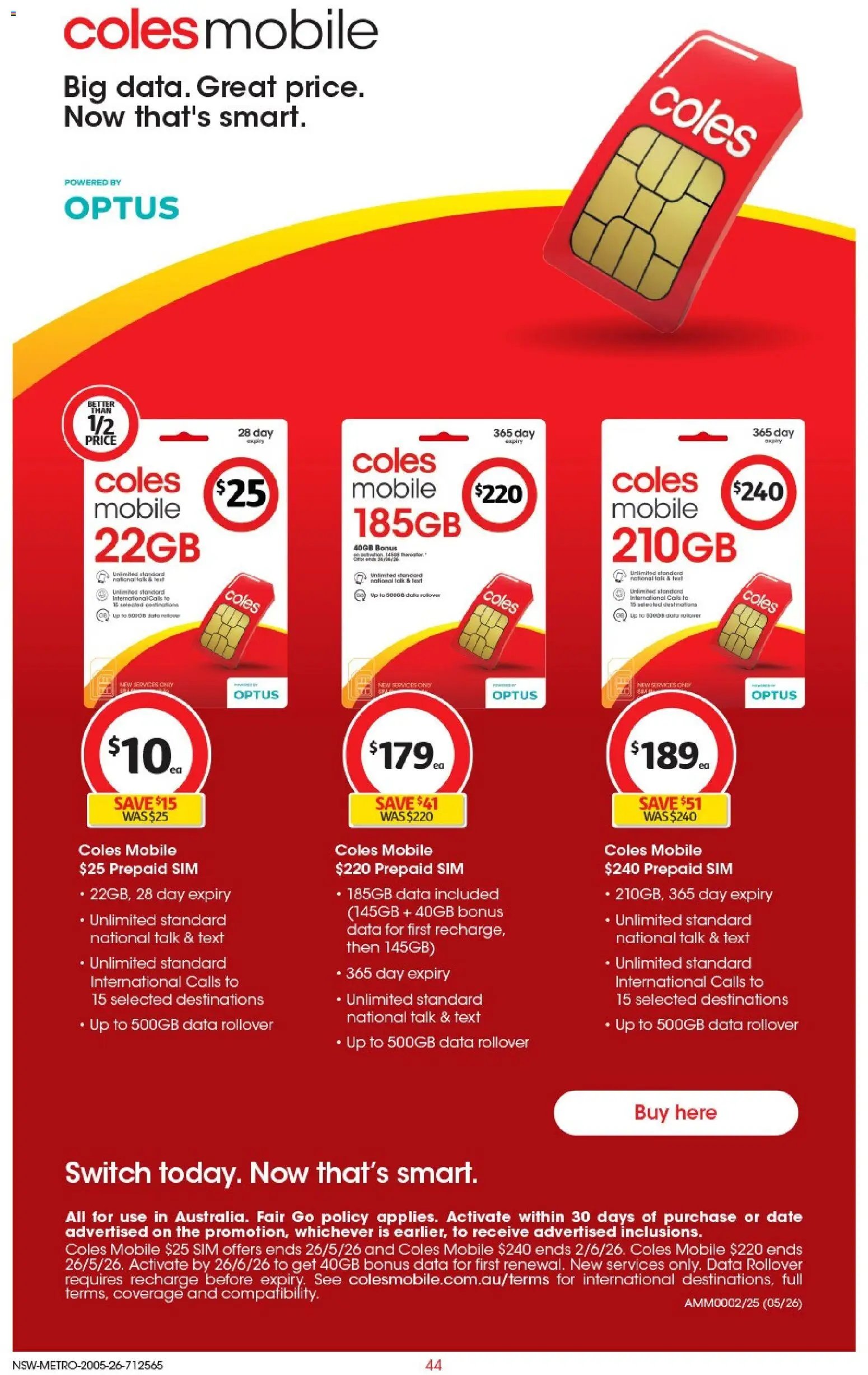 Coles catalogue  (2026-05-19 - 2026-05-26) | 44