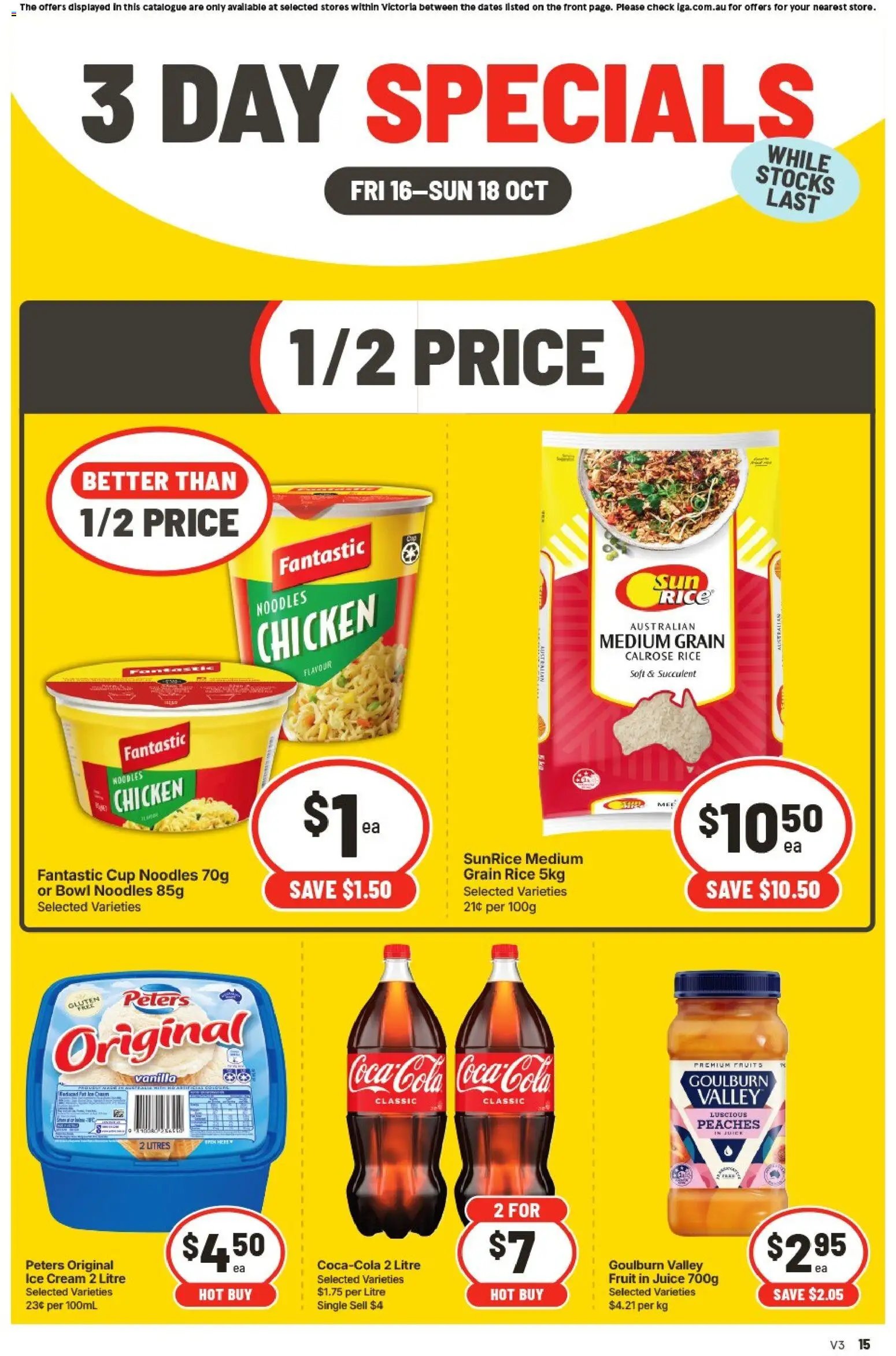 IGA 3 Day Specials VIC