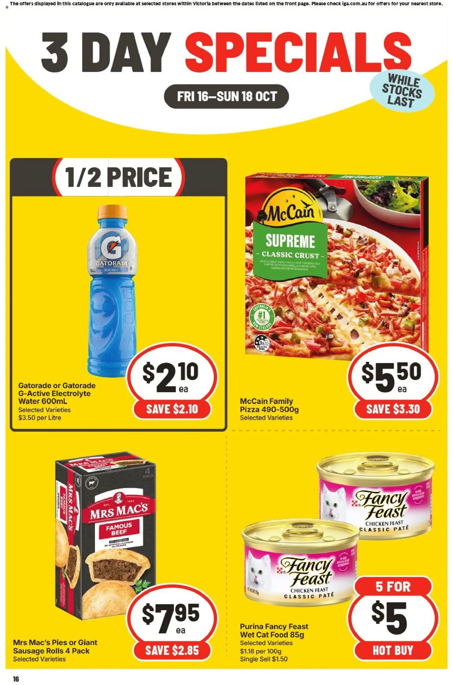 IGA 3 Day Specials VIC