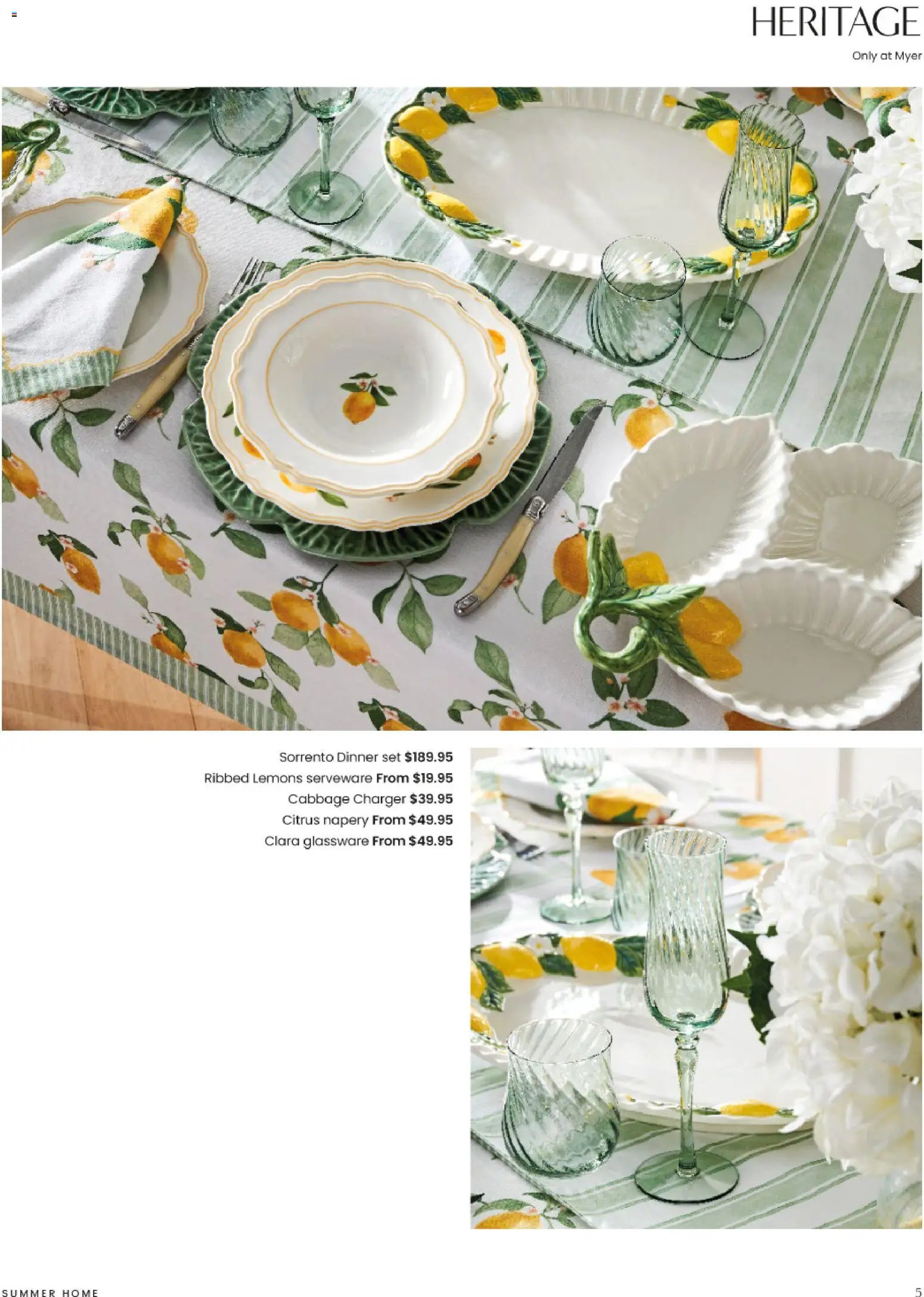 Myer catalogue