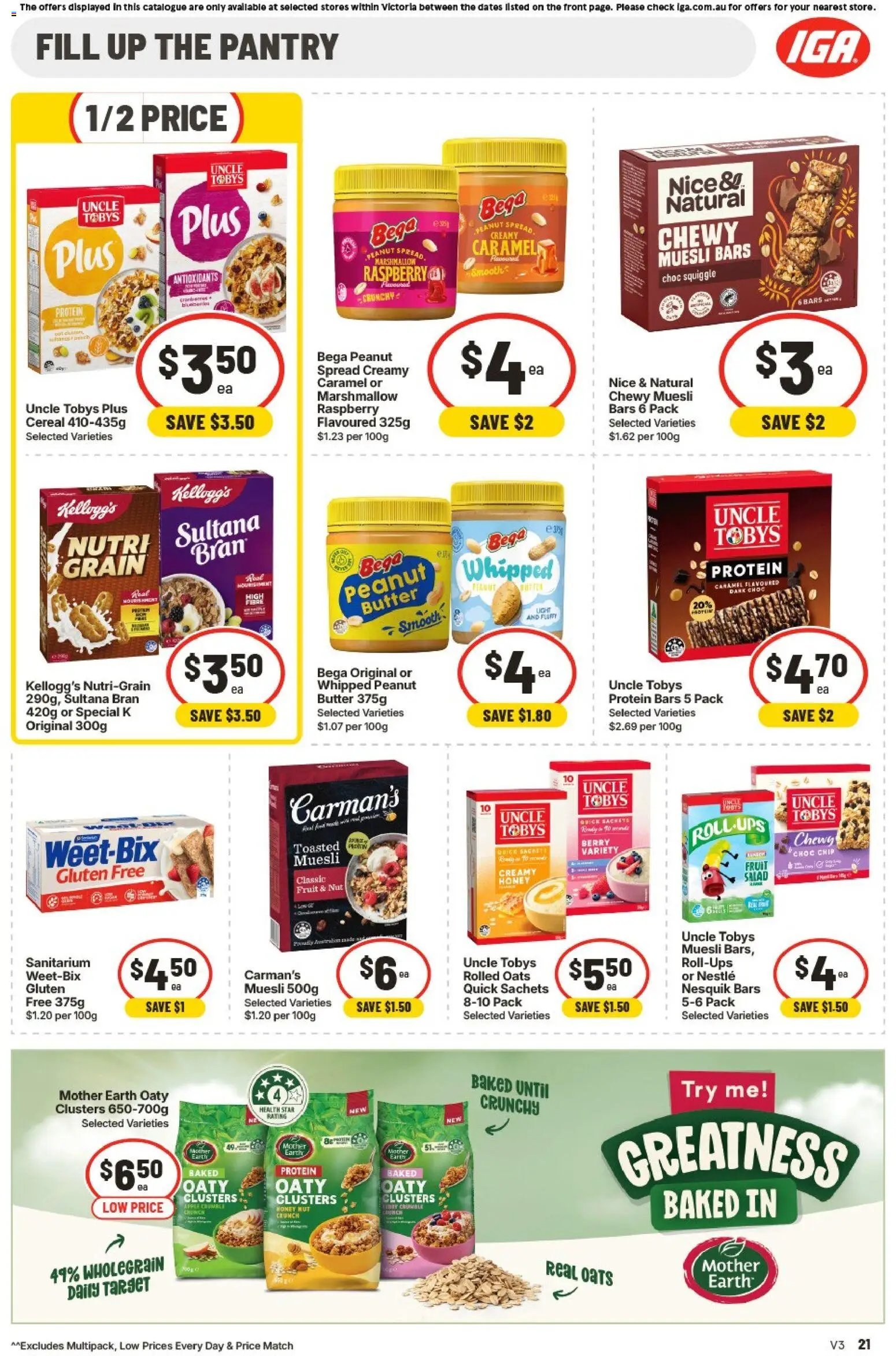 IGA Extra Specials VIC