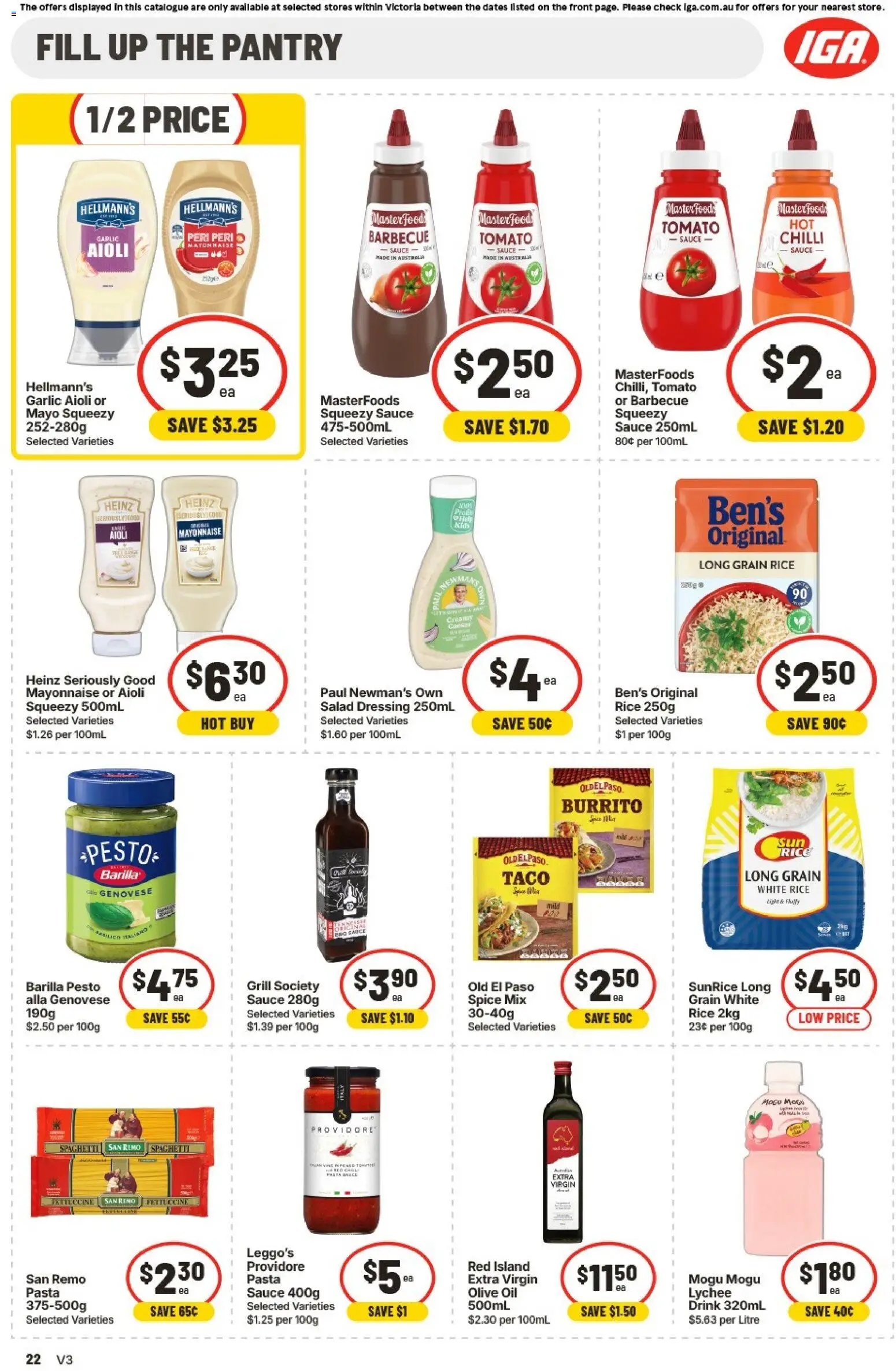 IGA Extra Specials VIC