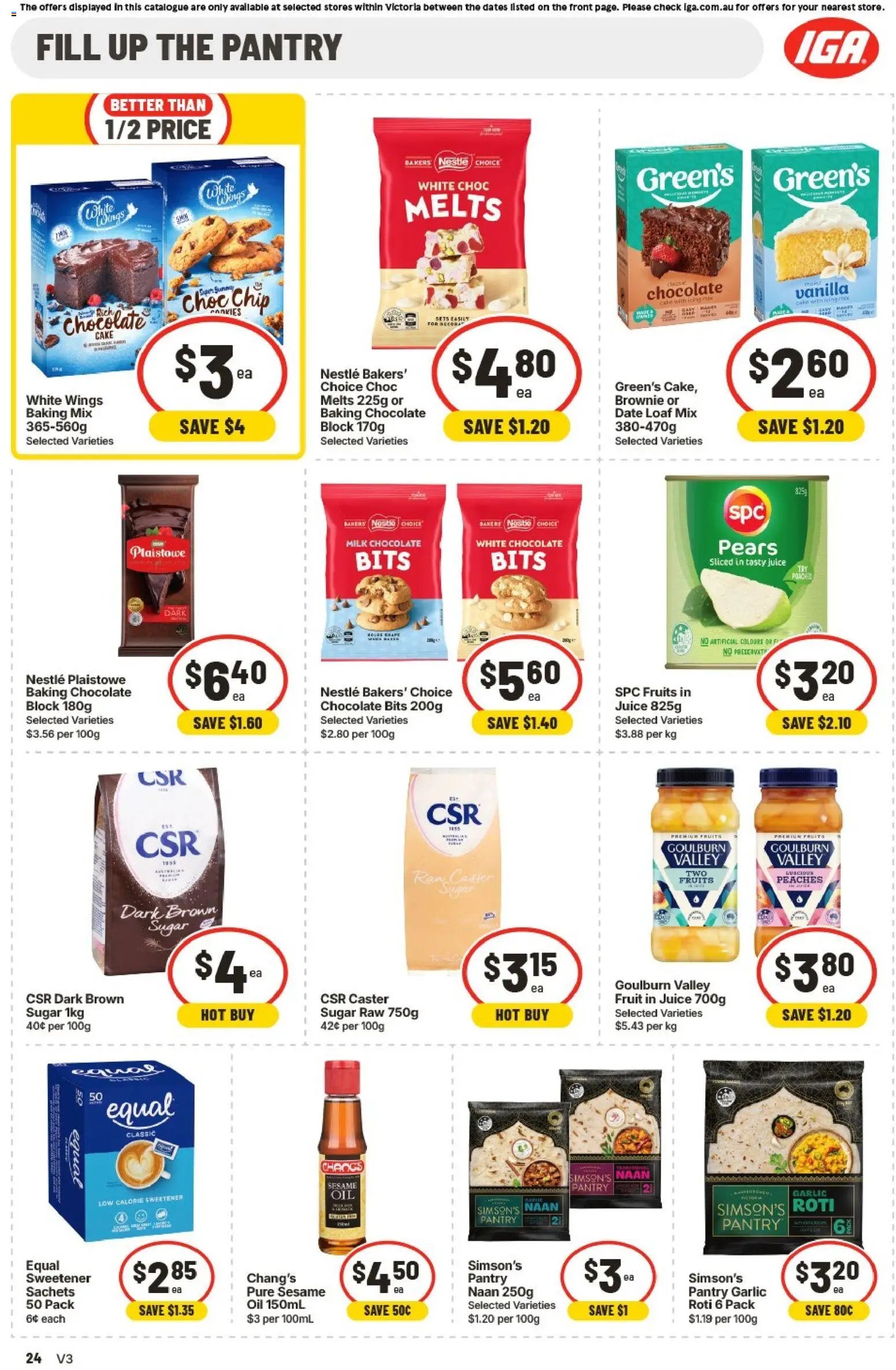 IGA Extra Specials VIC