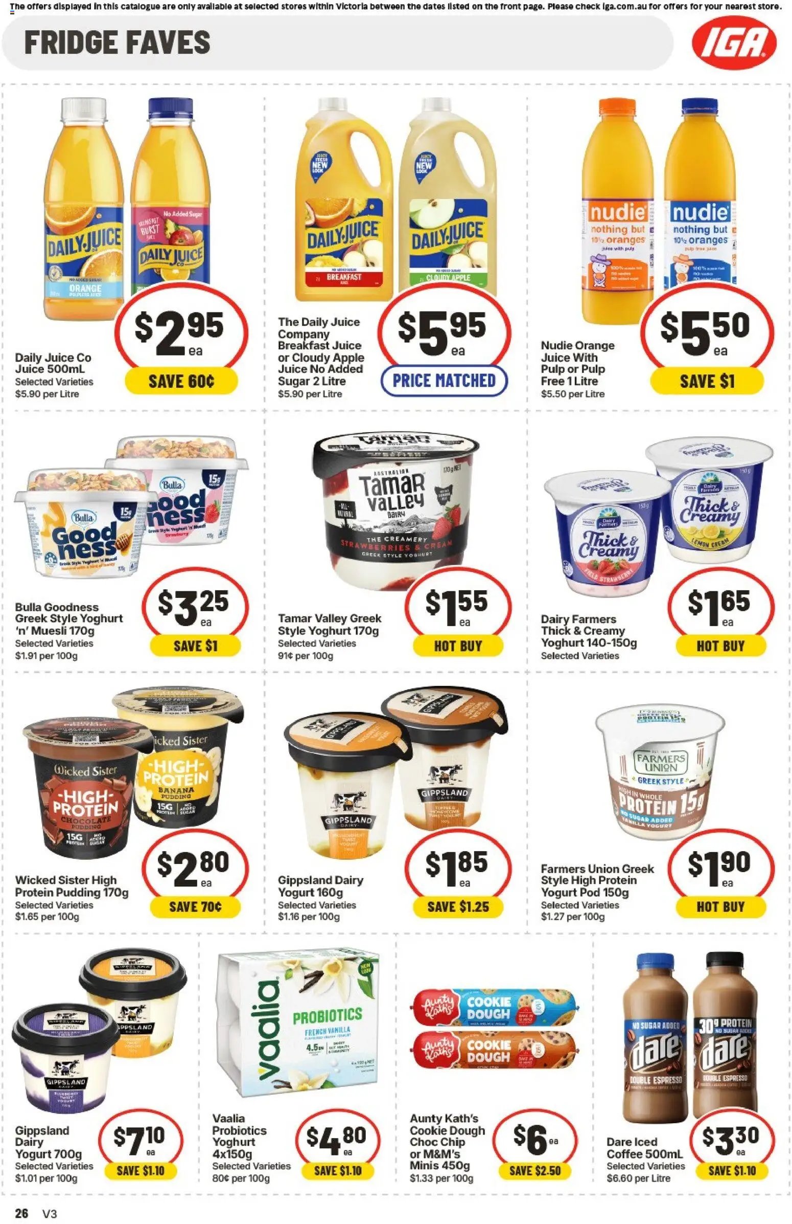 IGA Extra Specials VIC