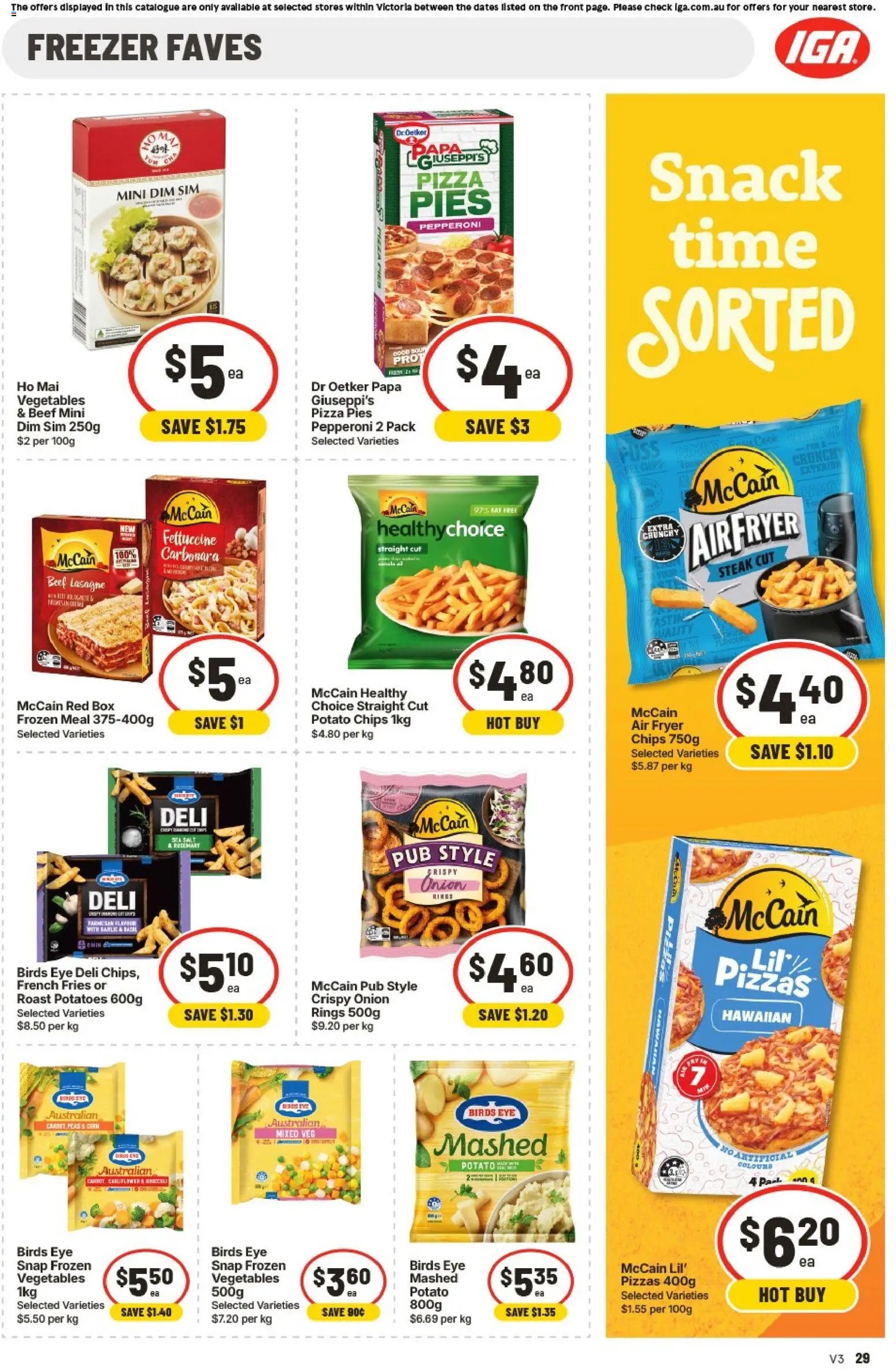 IGA Extra Specials VIC