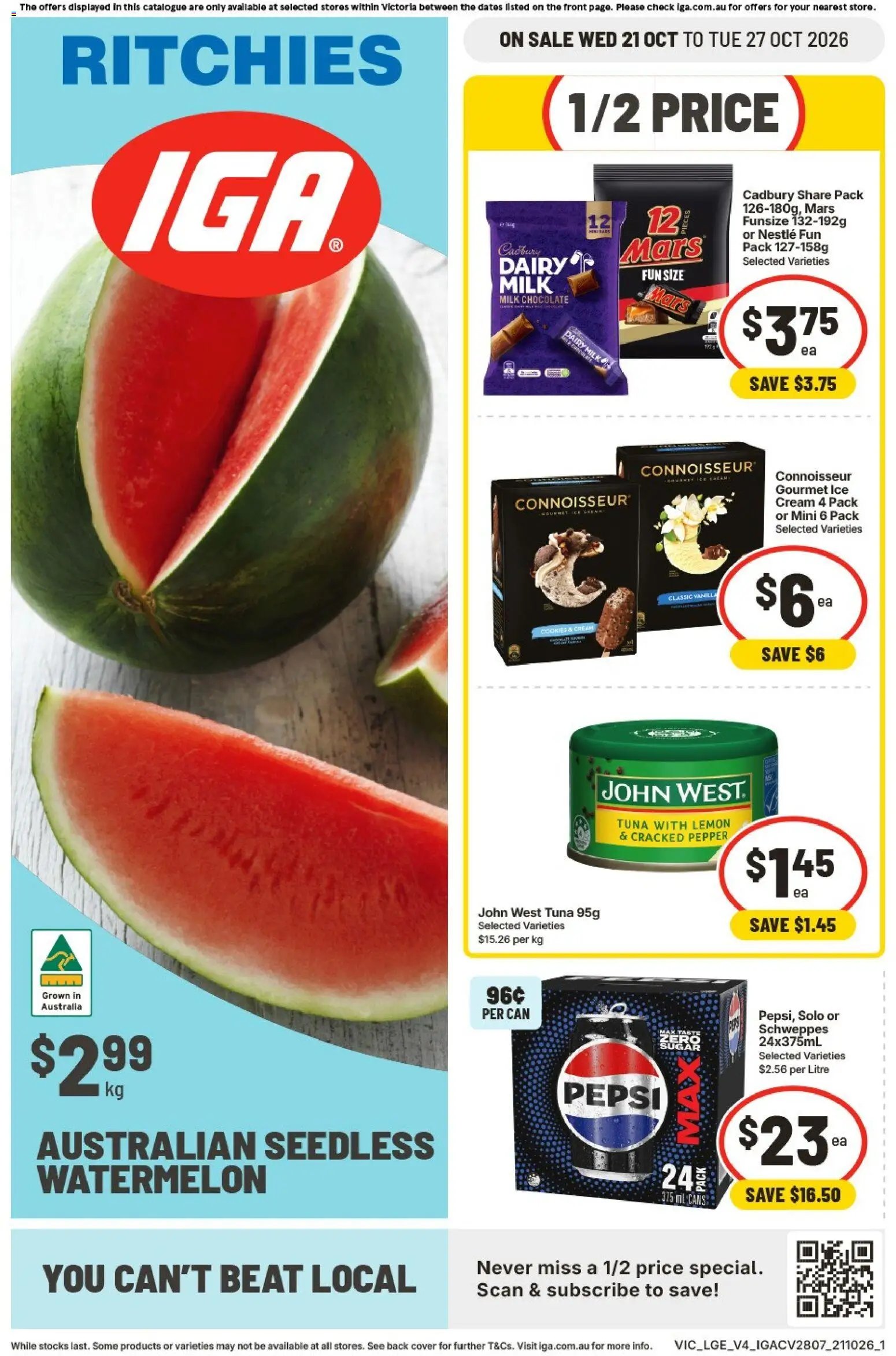 IGA Extra Specials VIC