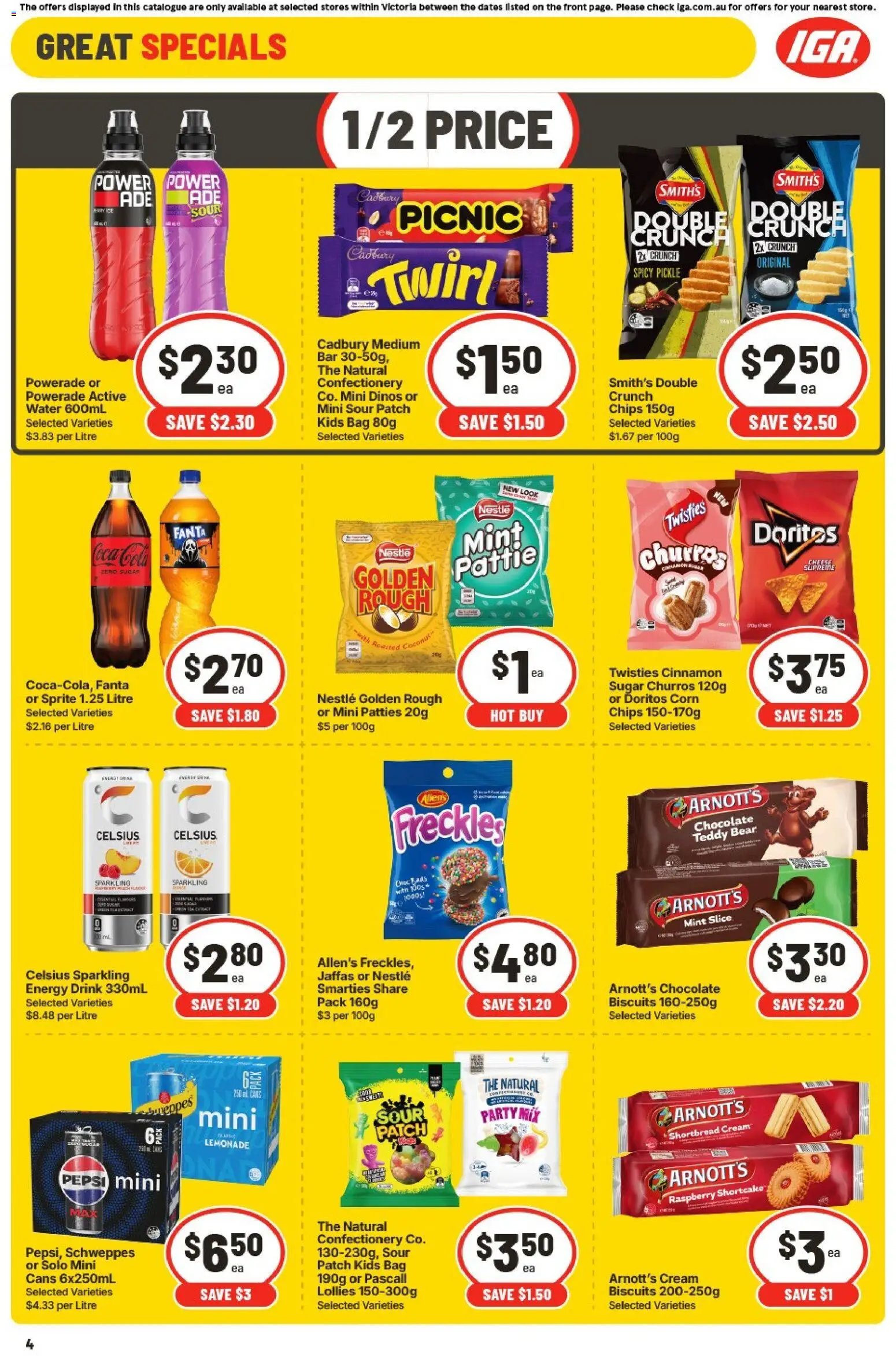 IGA Extra Specials VIC