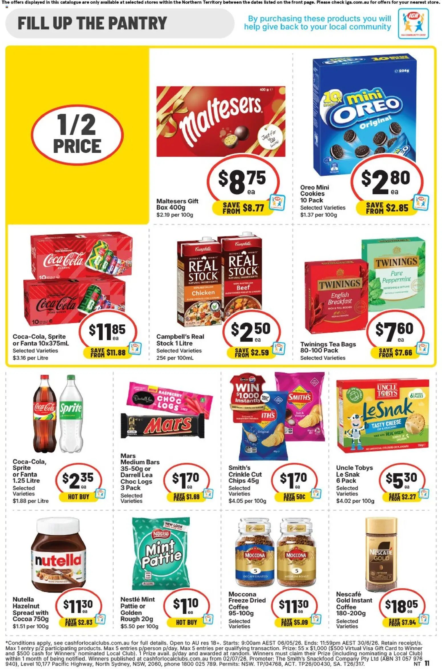 IGA catalogue NT