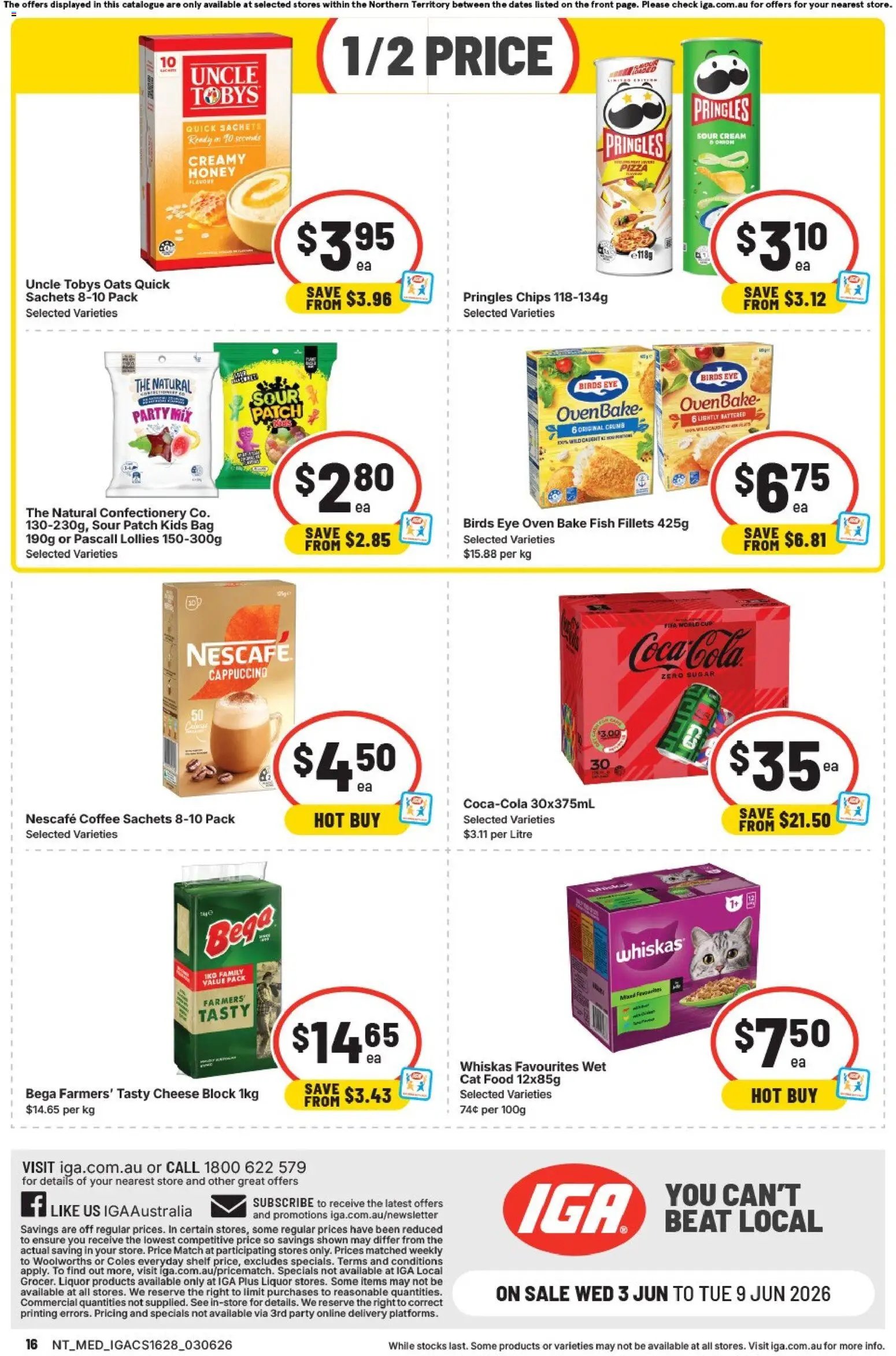 IGA catalogue NT