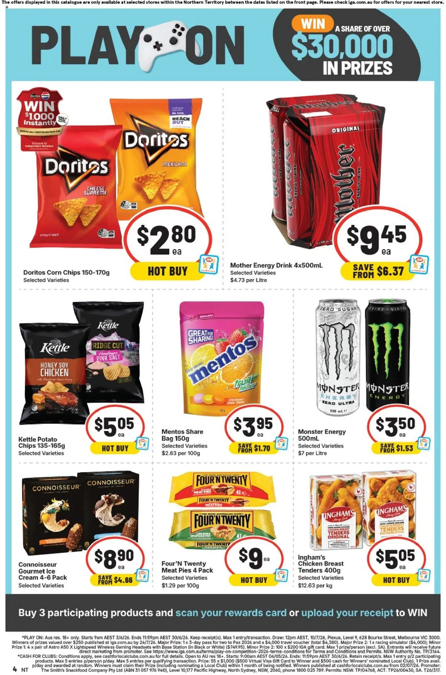 IGA catalogue NT