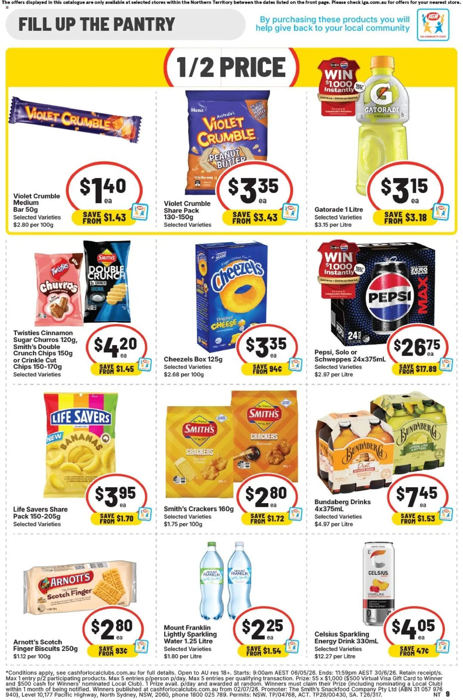 IGA catalogue NT