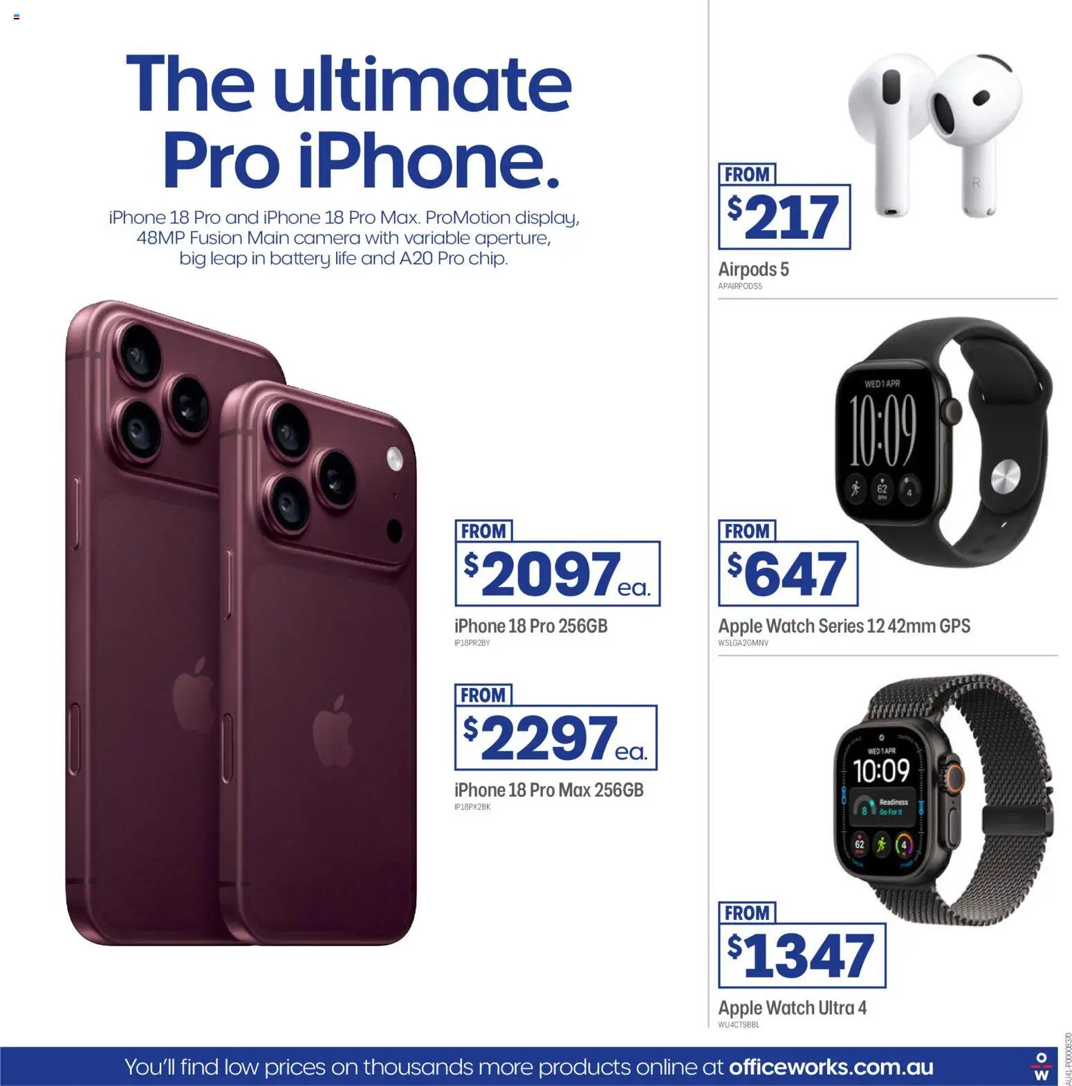 Officeworks catalogue