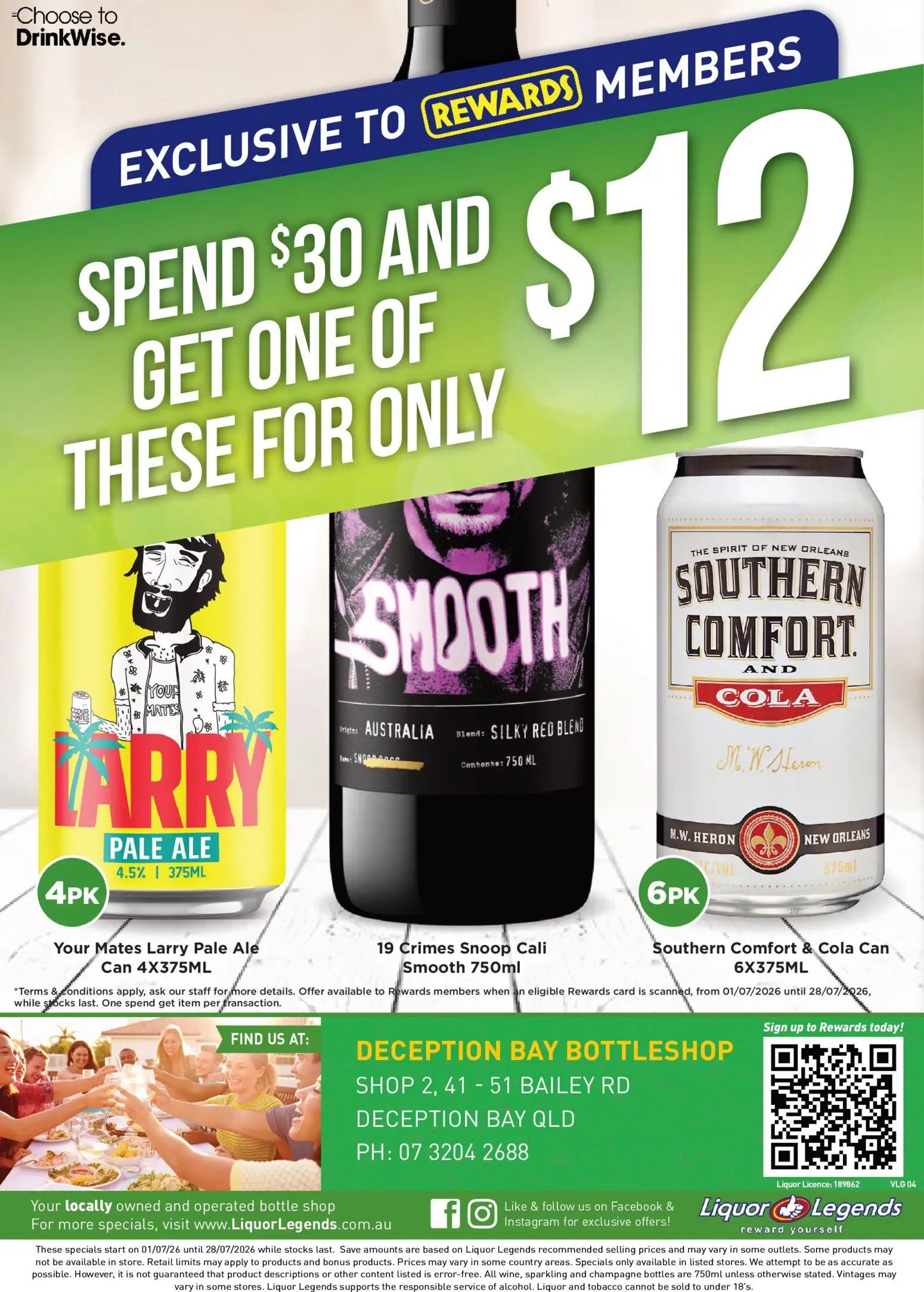 Liquor Legends catalogue Deception Bay