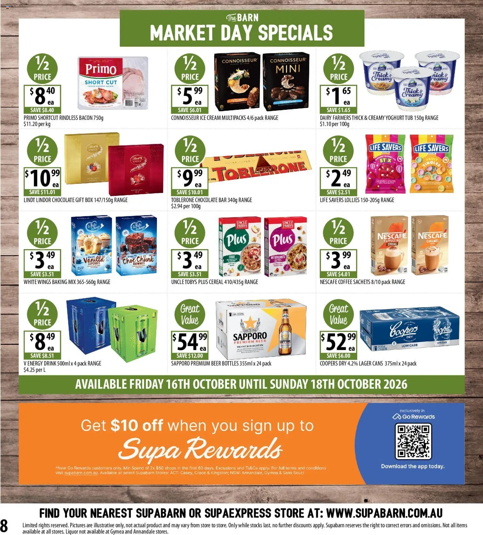 Supabarn catalogue