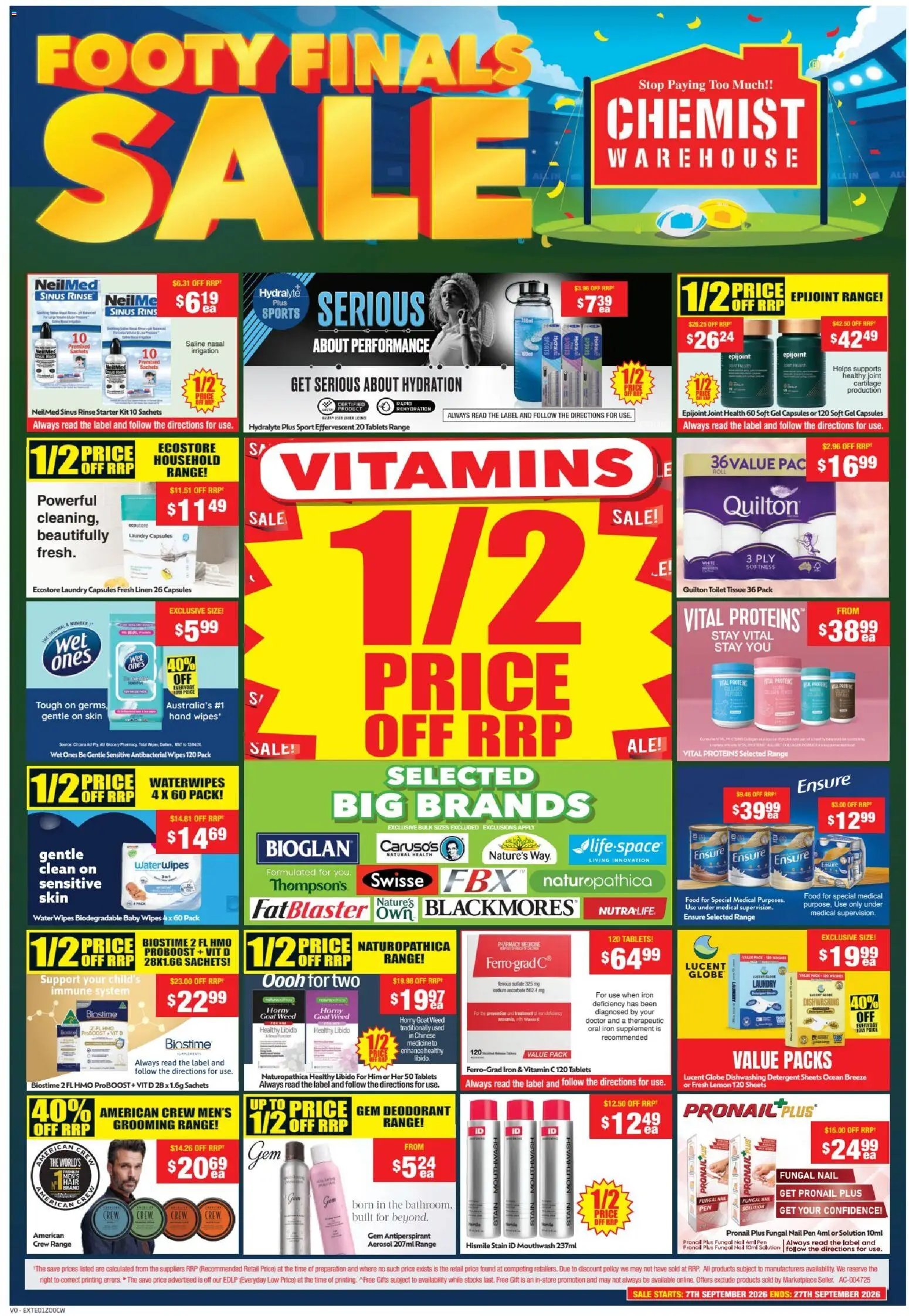 Chemist Warehouse catalogue