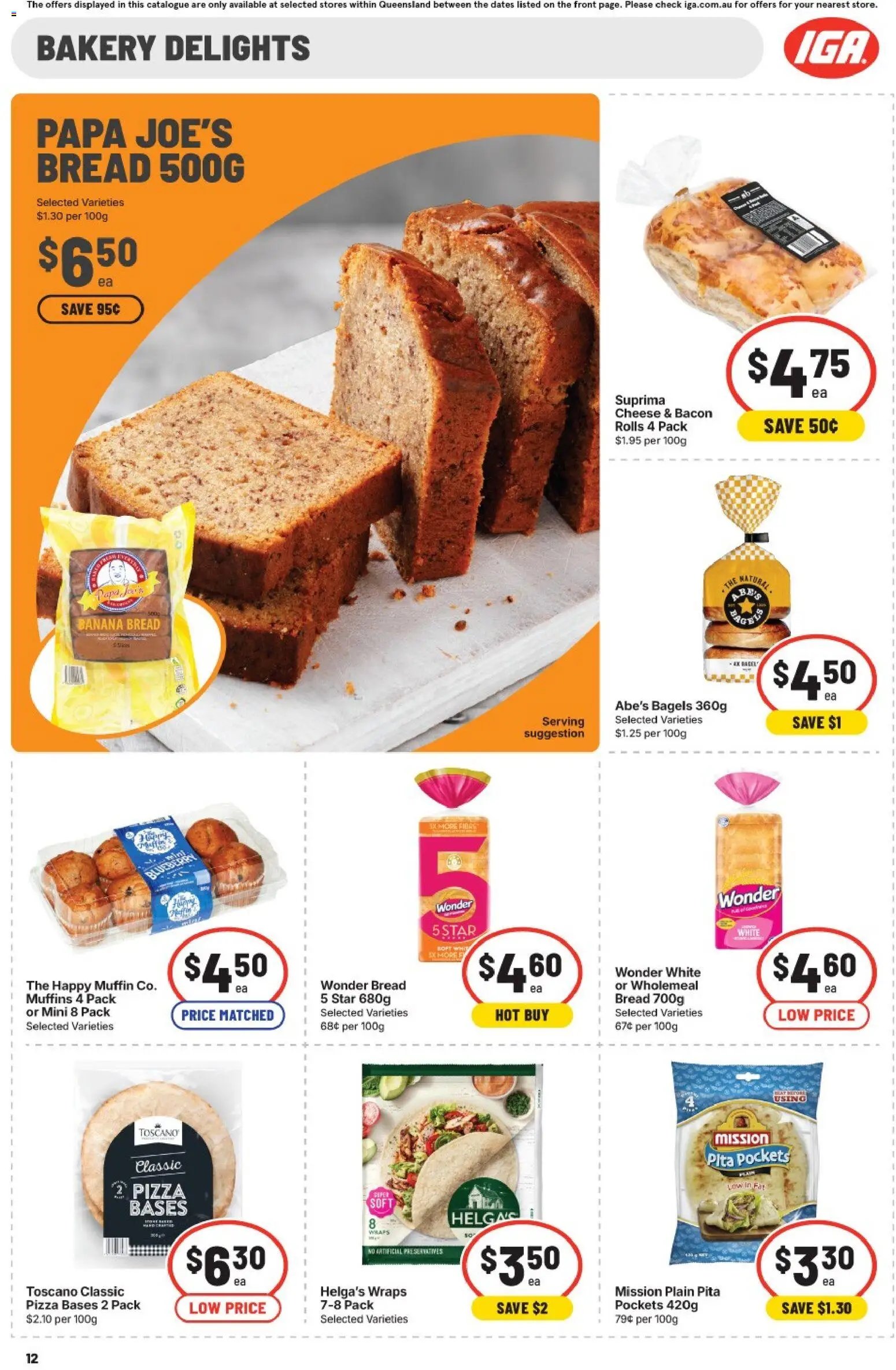 IGA Extra Specials QLD