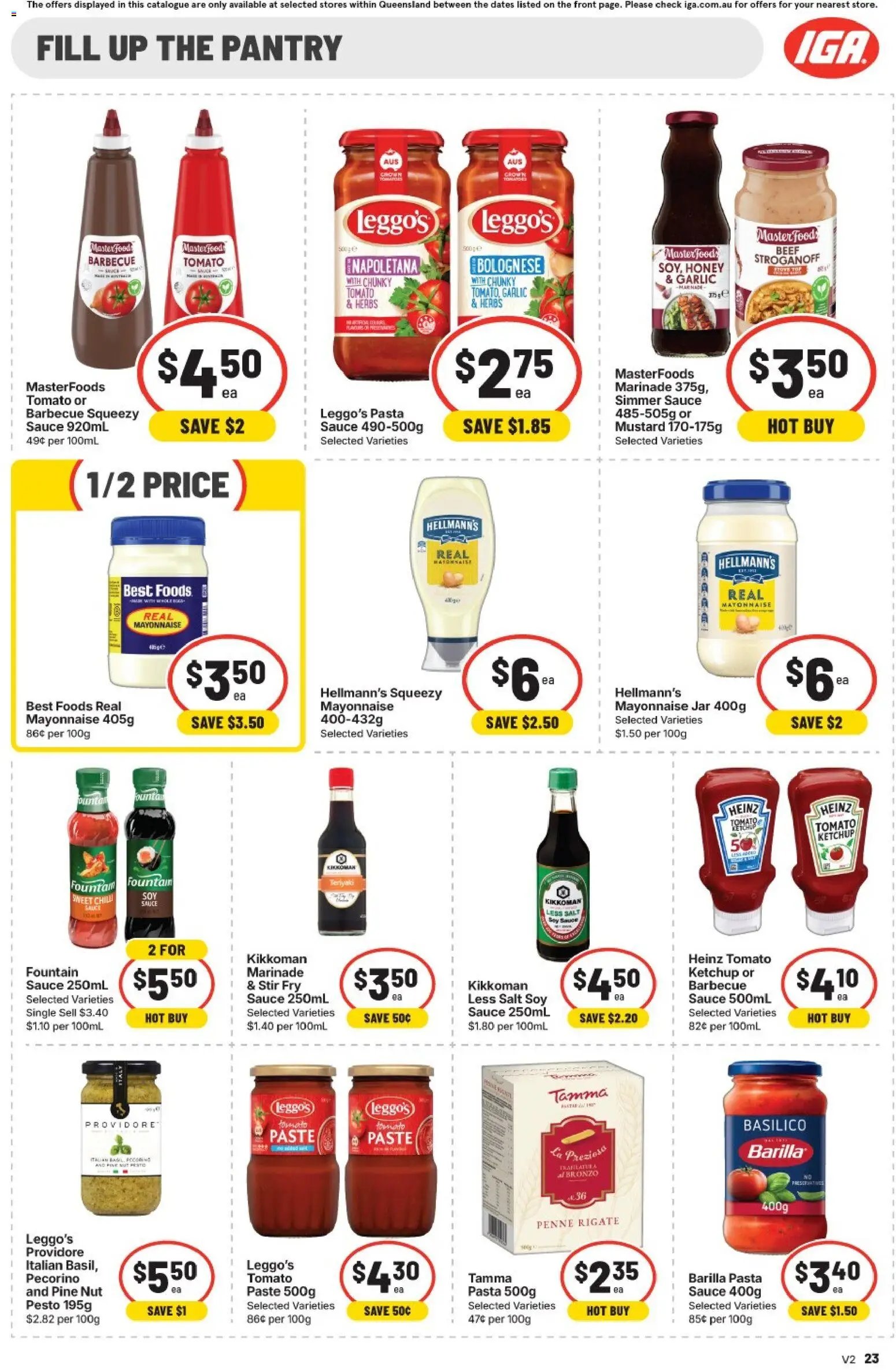 IGA Extra Specials QLD