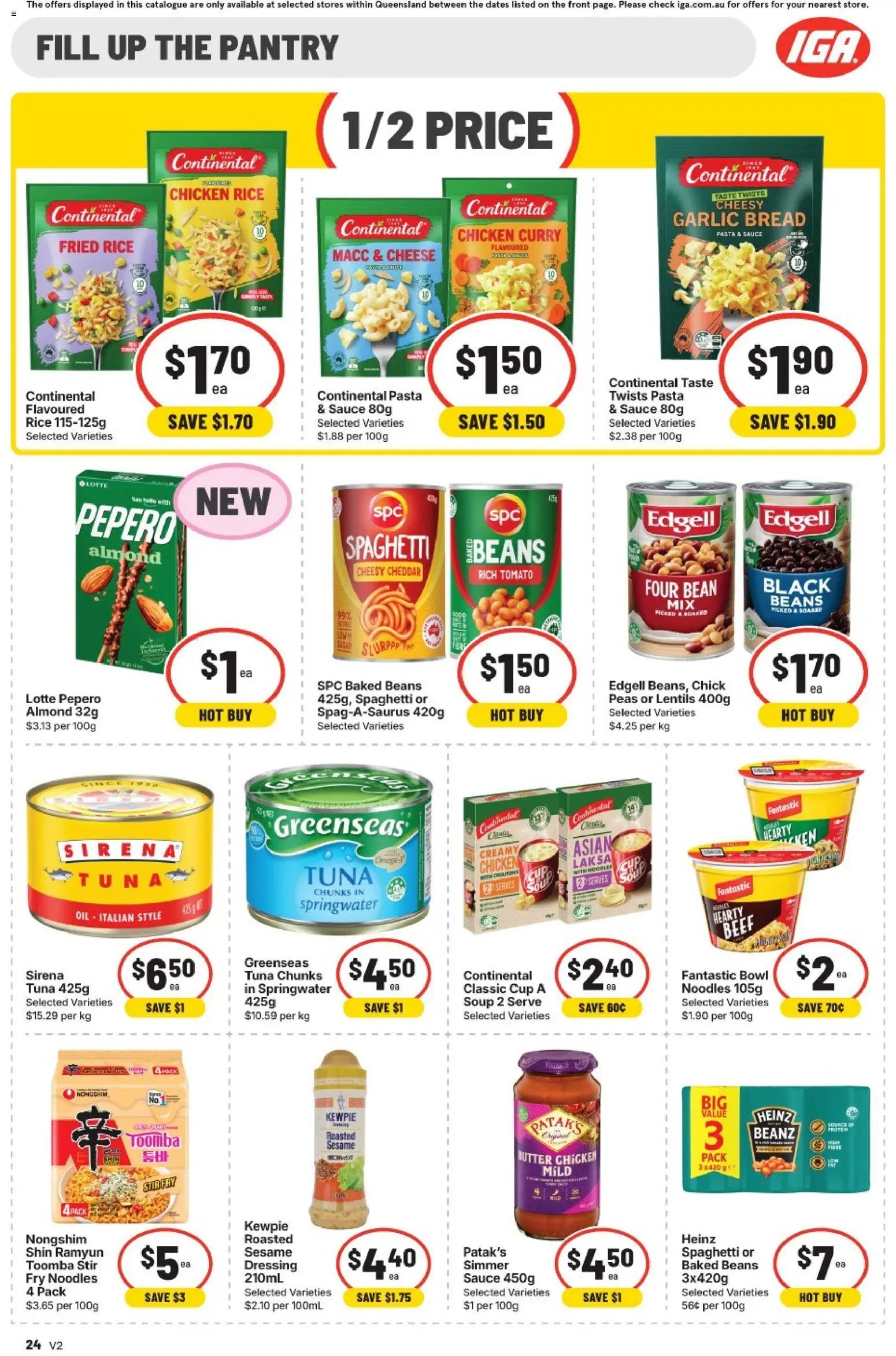 IGA Extra Specials QLD