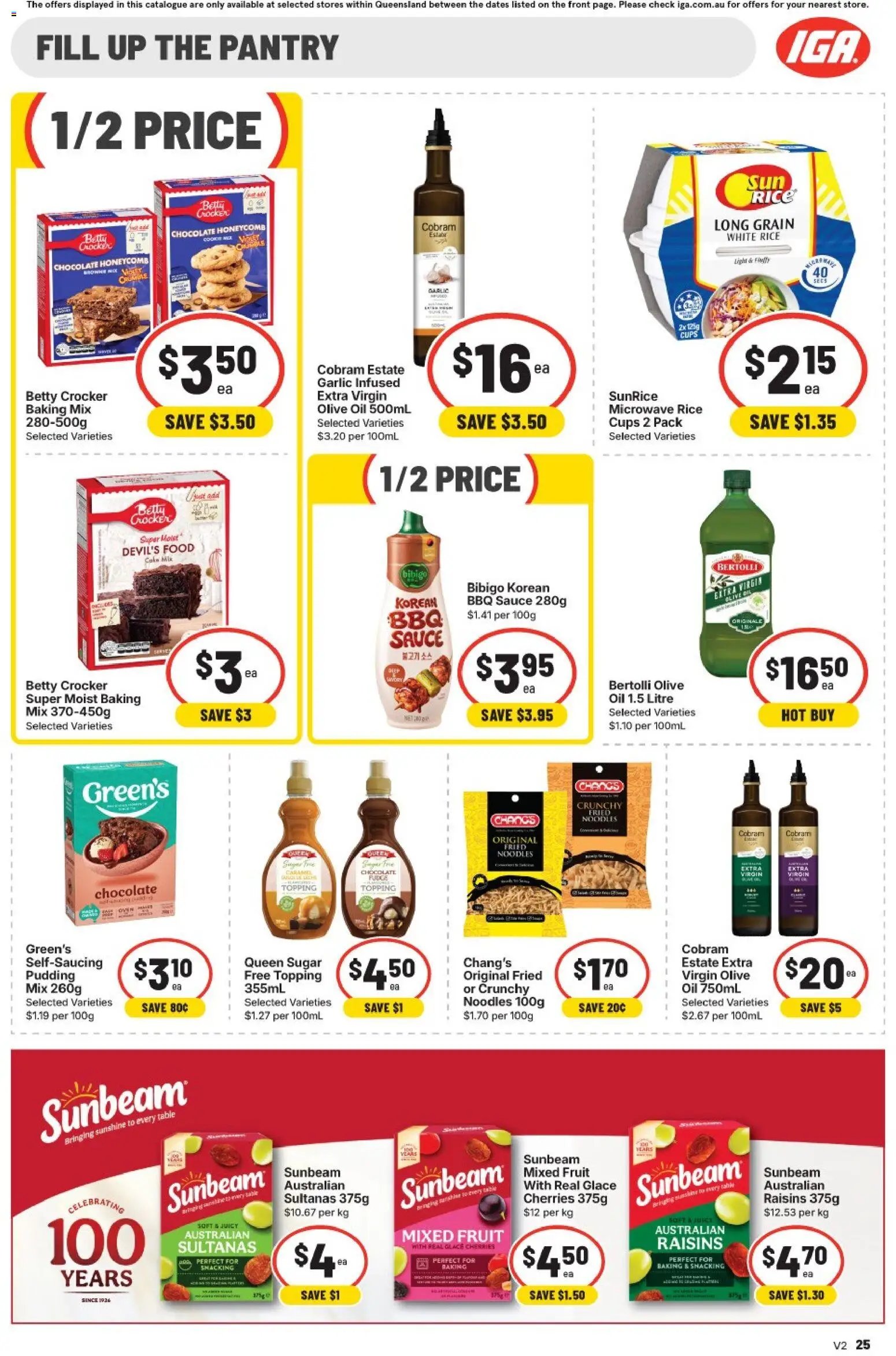 IGA Extra Specials QLD