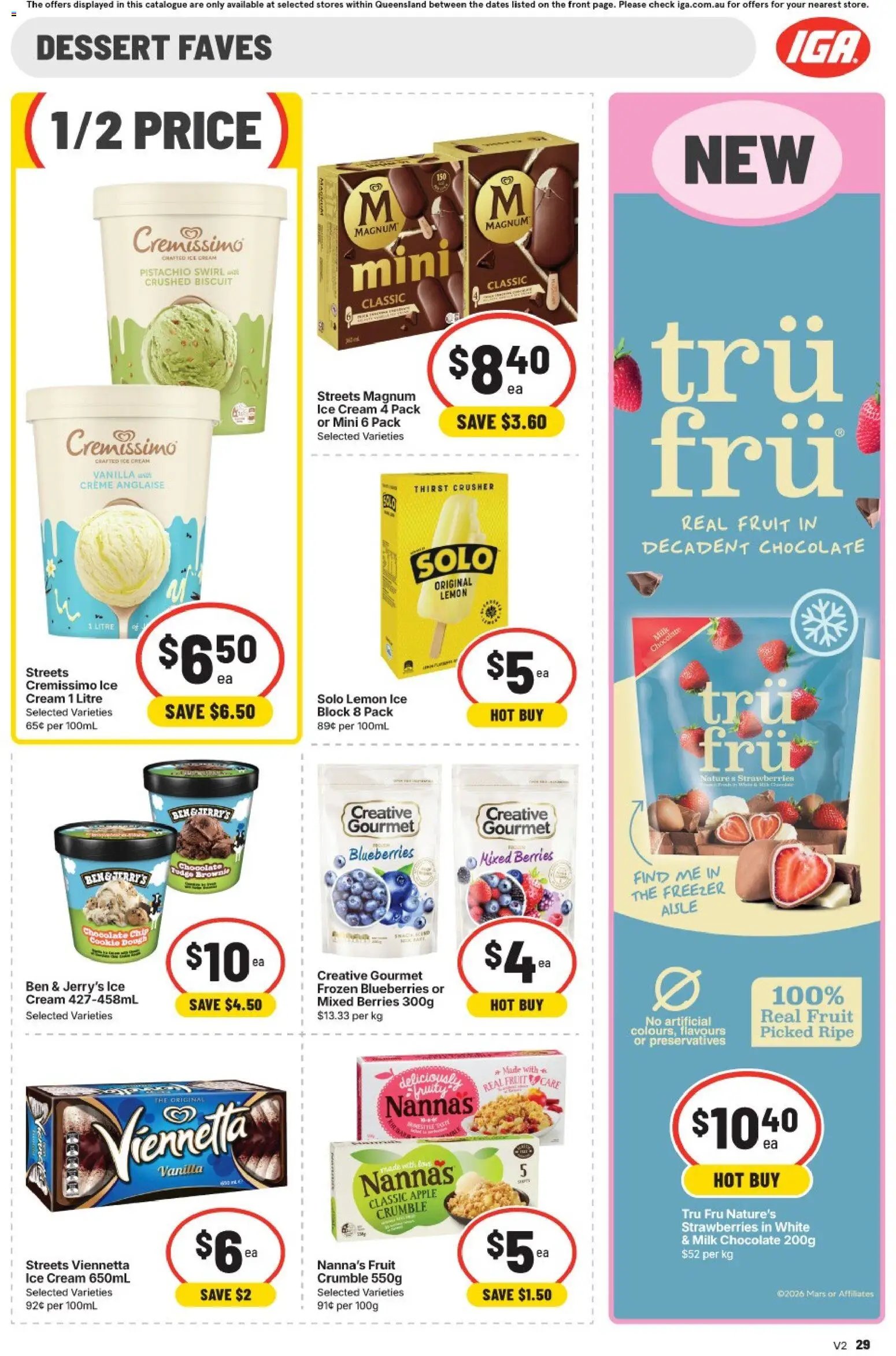 IGA Extra Specials QLD